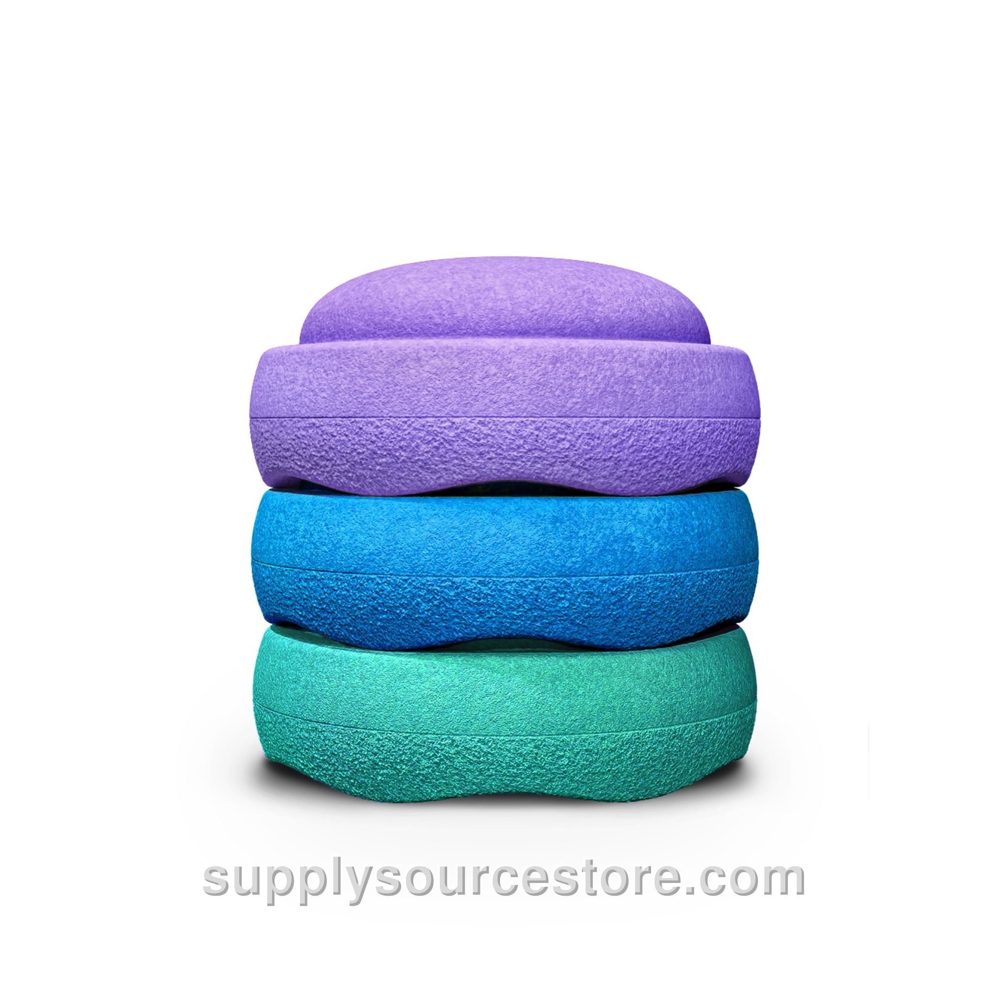 Stepping Stones Set of 3 - Cool Rainbow