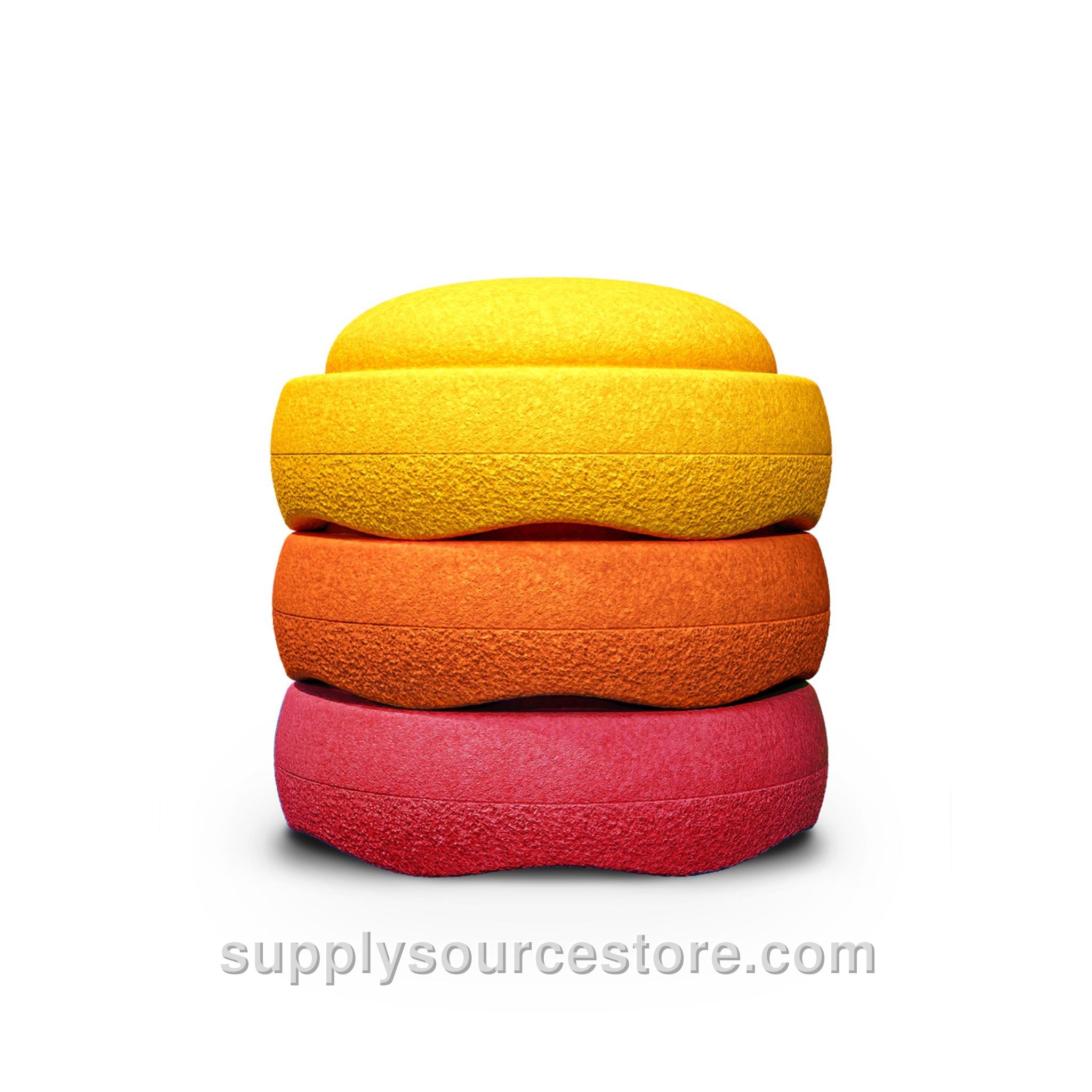 Stepping Stones Set of 3 - Warm Rainbow