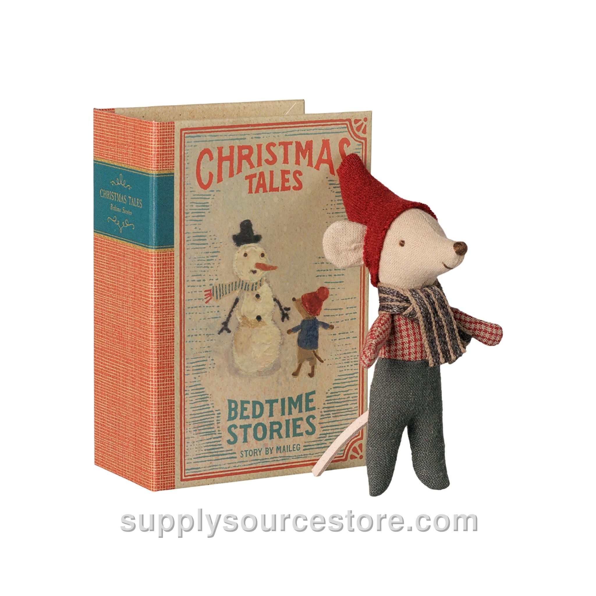 Christmas Baby Mouse In Book