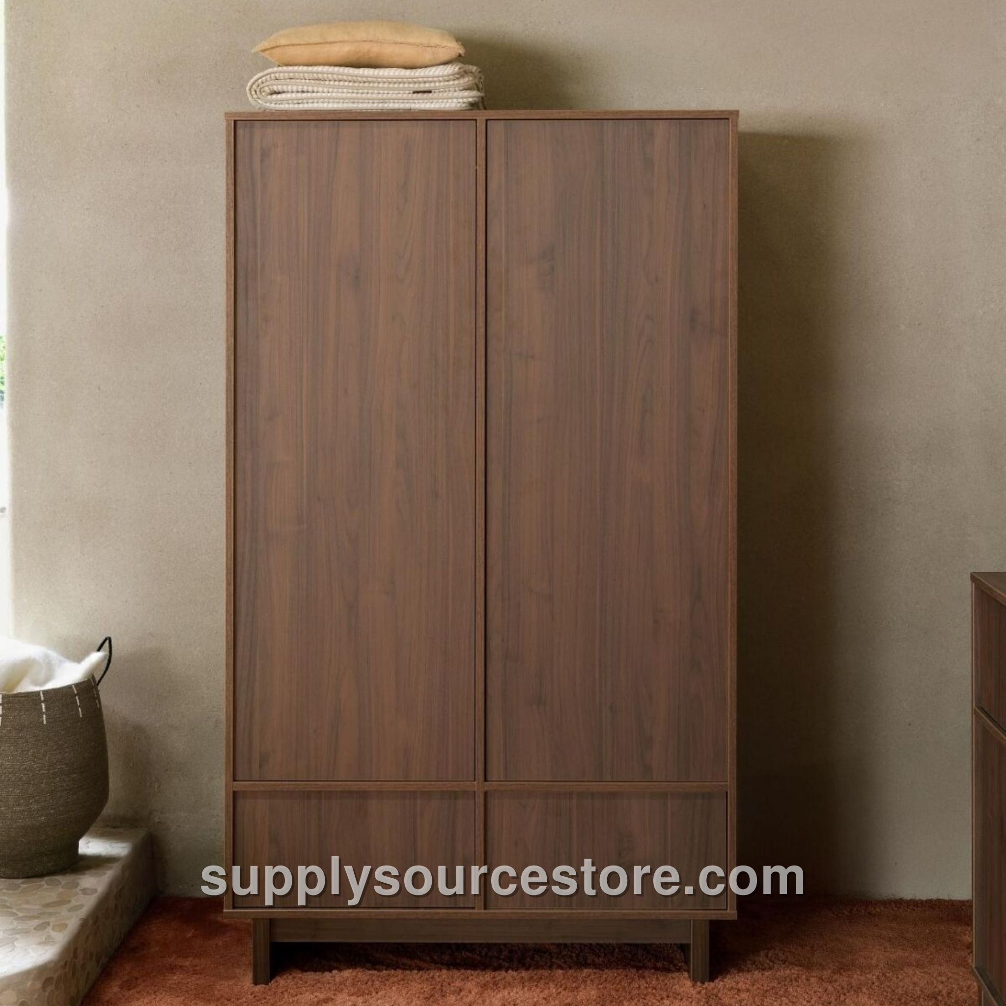 Kyo Wardrobe - Walnut