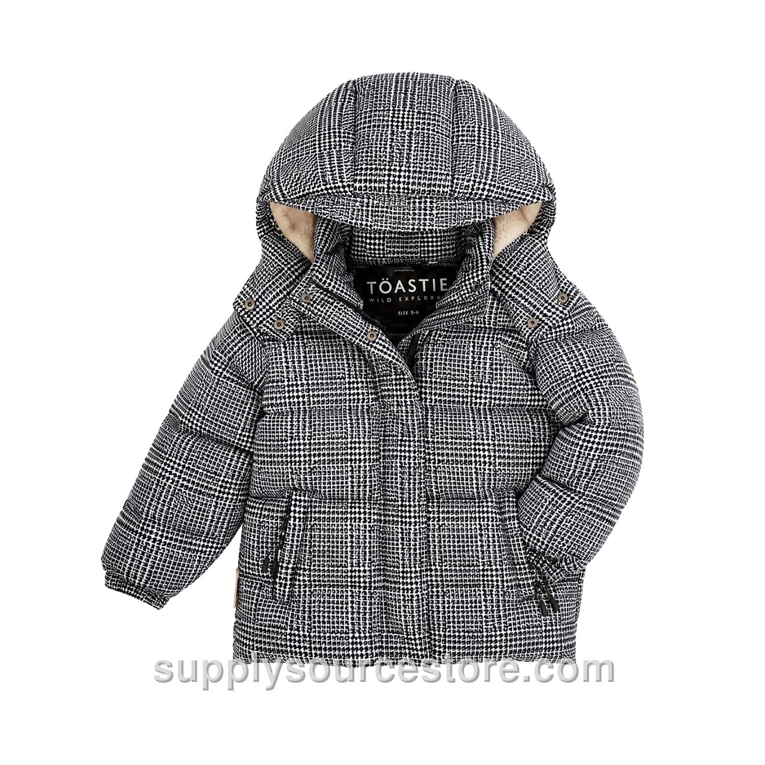 Wild Lunar Puffer Jacket - Heritage Check