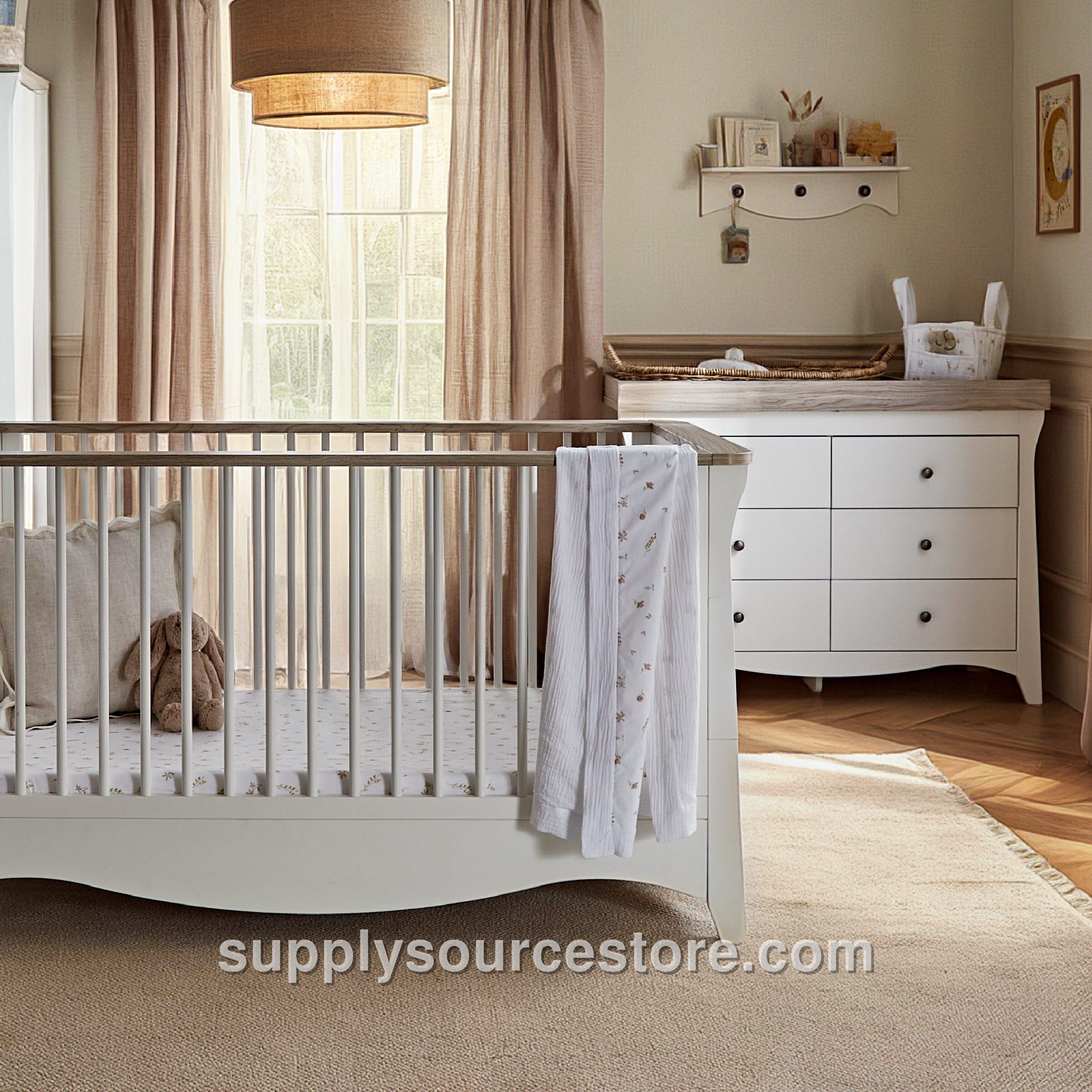 Clara Luxe 2 Piece Furniture Set - White & Ash
