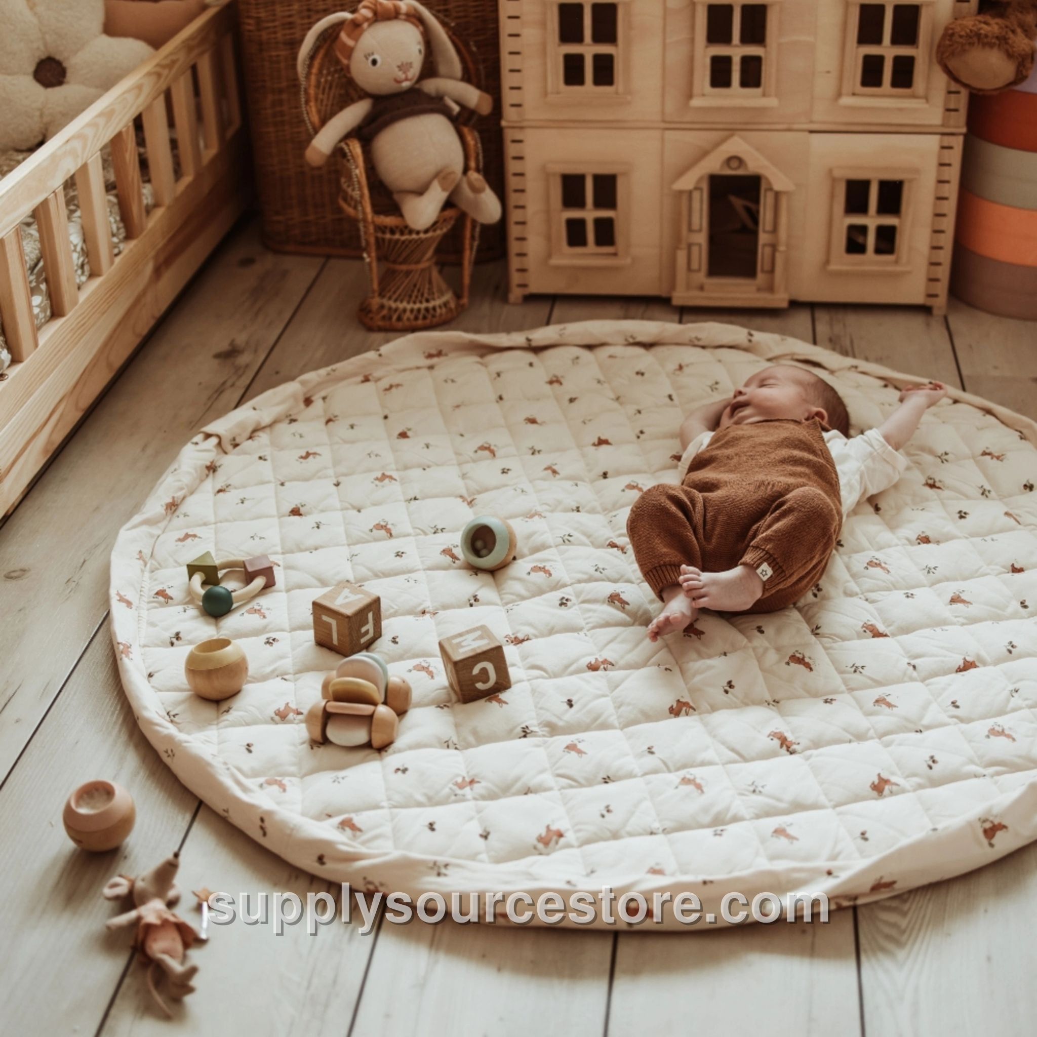 Noomad Soft Baby Mat & Bag - Rabbit