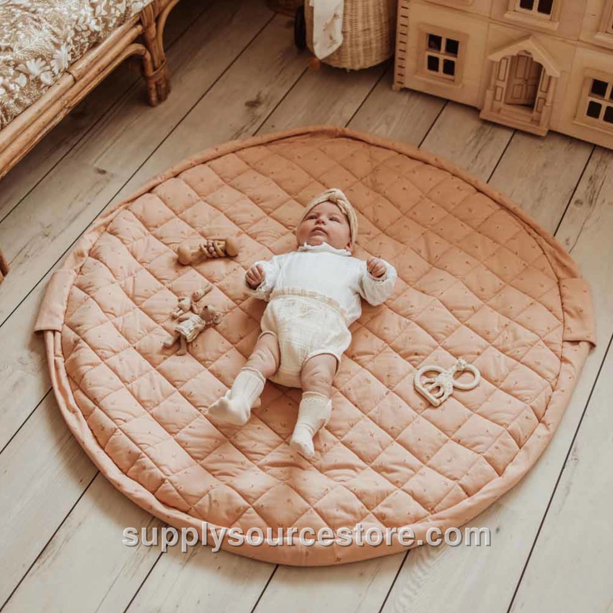Noomad Soft Baby Mat & Bag - Fleuri