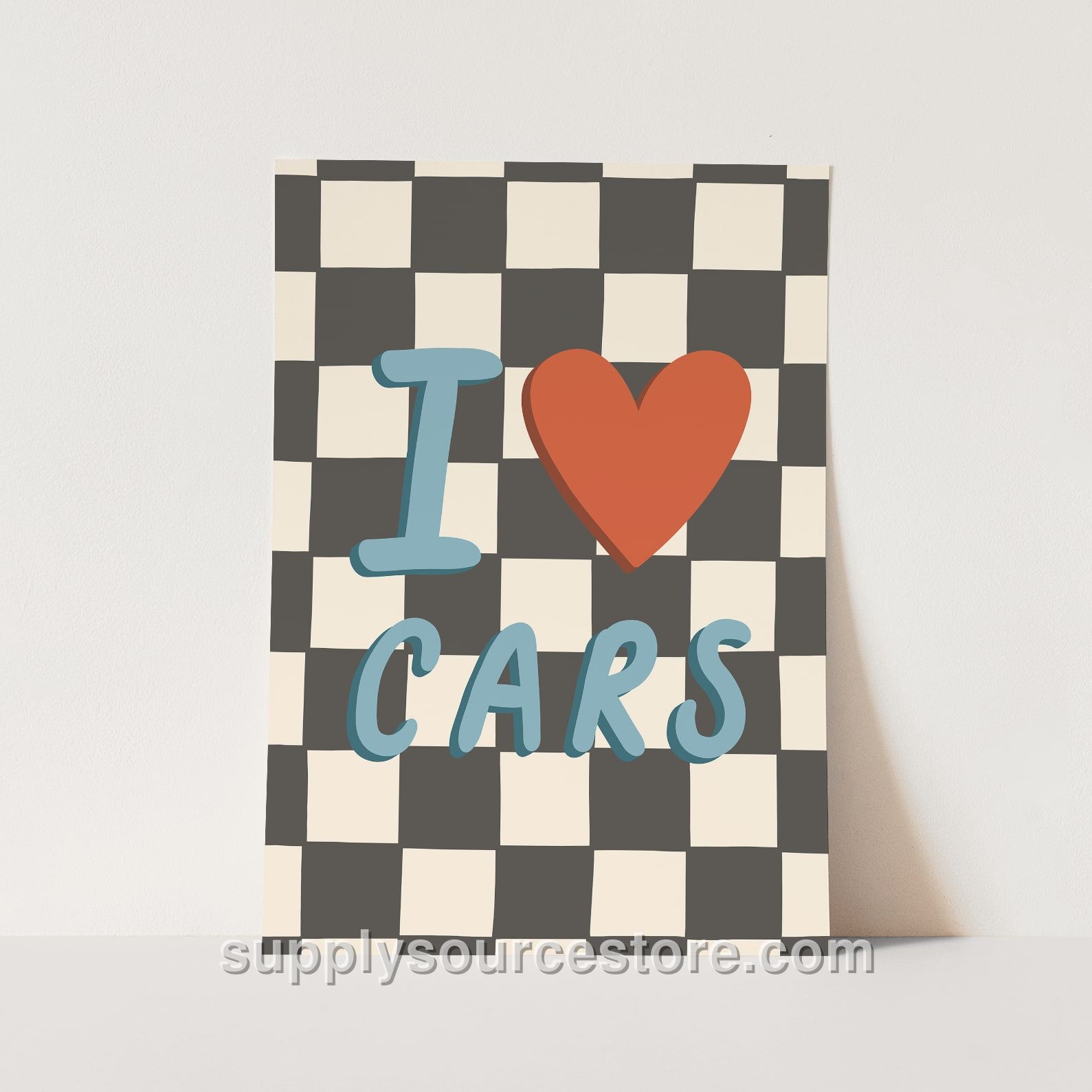 I Love Cars Fine Art Print