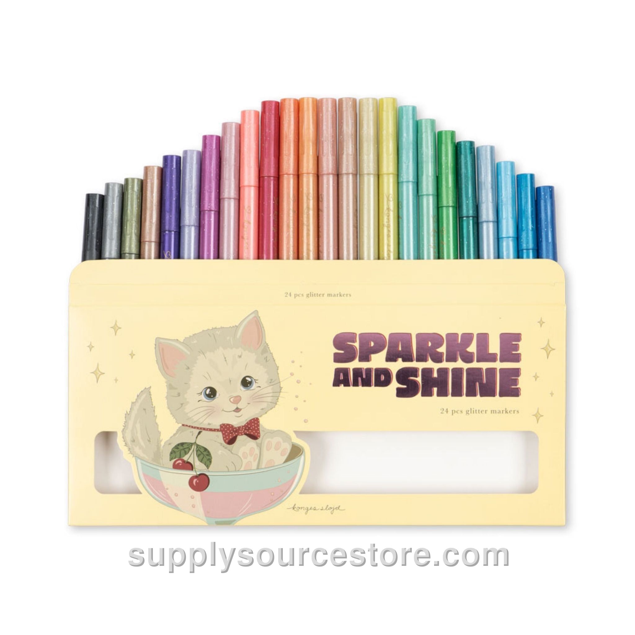 Glitter Markers - 24 Pack