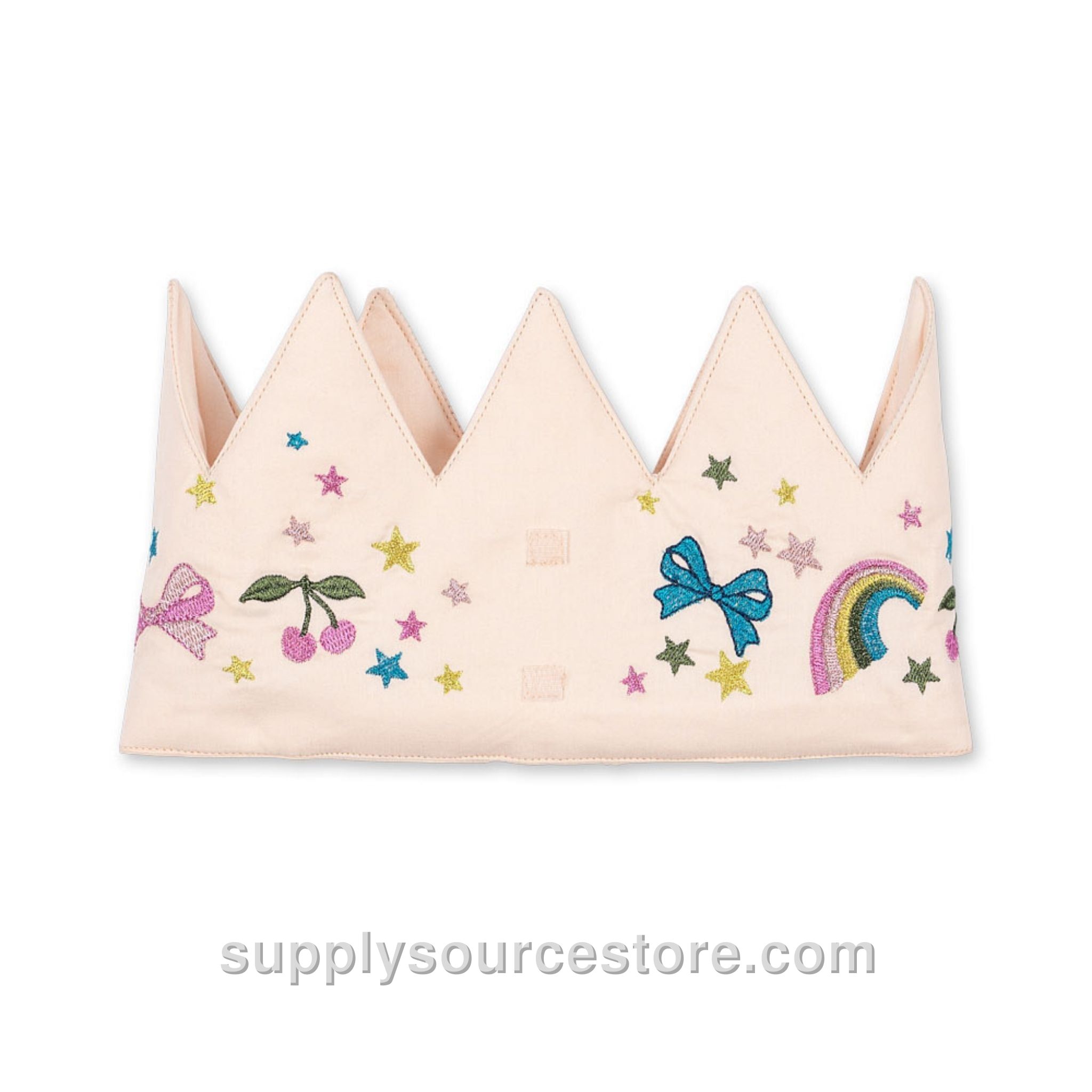 Glitter Birthday Crown - Rainbow
