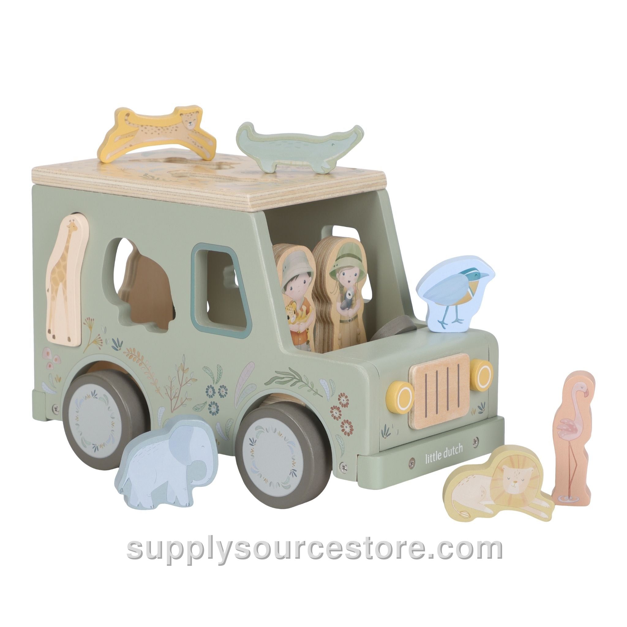 Shape Sorter Jeep - Safari Friends