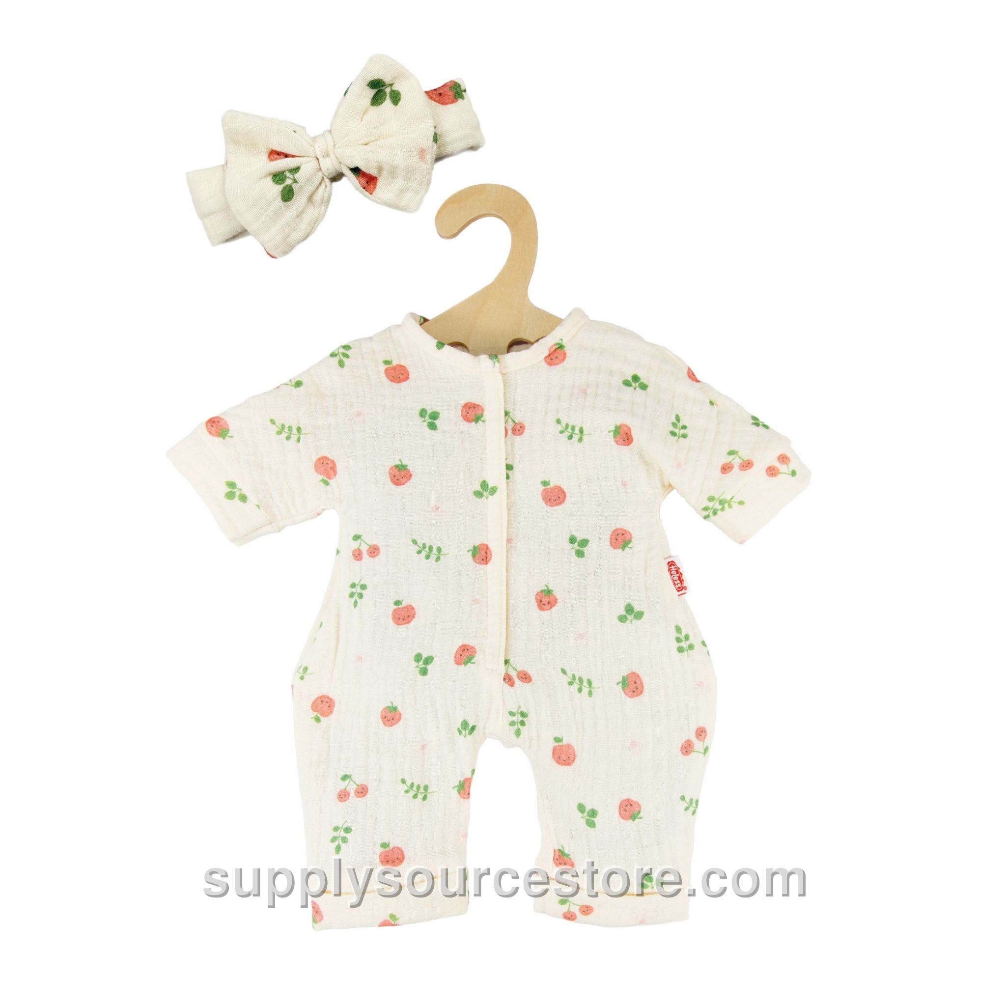 Doll Romper with Headband - Cheeky Fruits