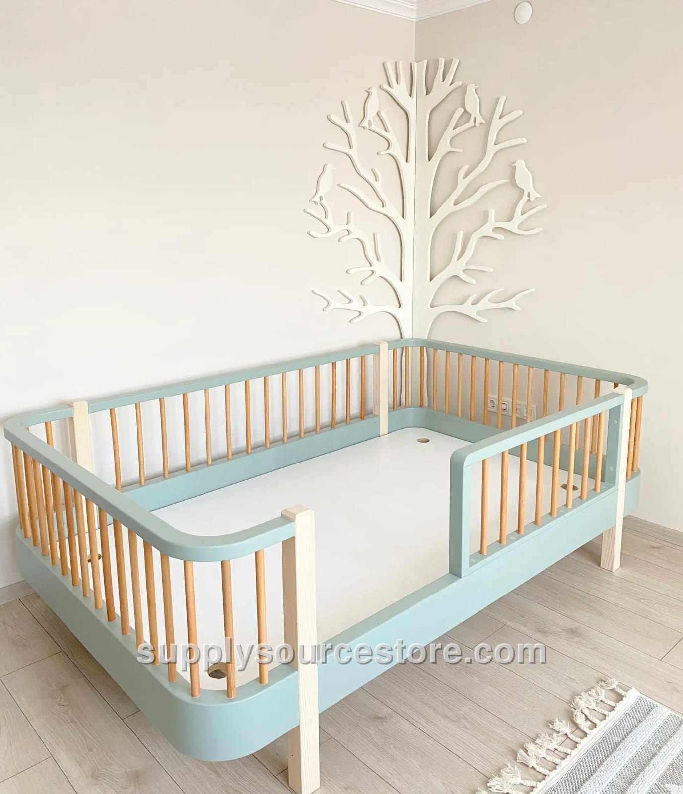 Double Color Rainbow Montessori Bed