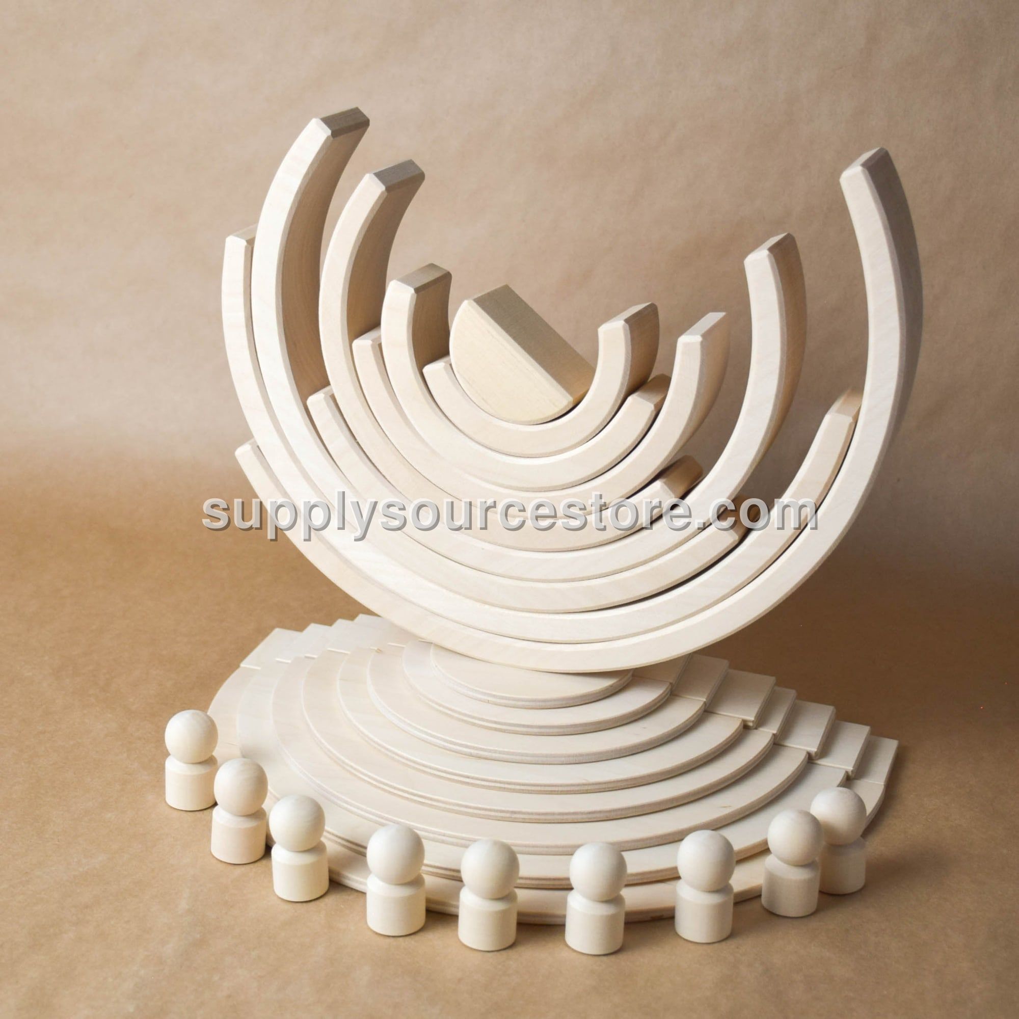 Natural Rainbow Building Set of 34 pcs.