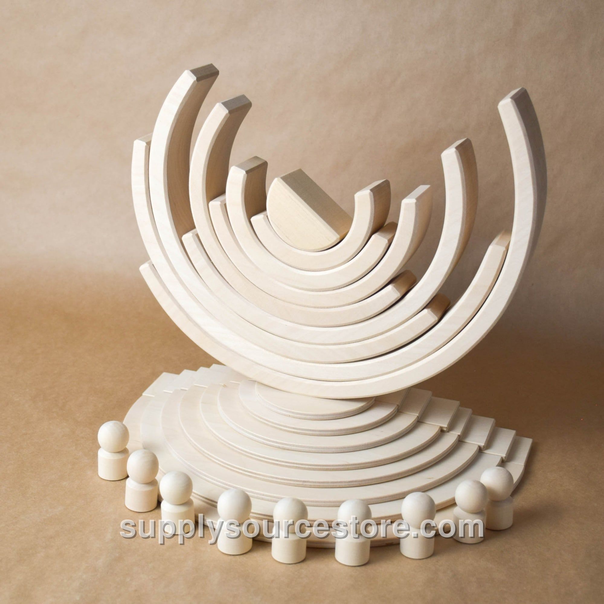 Natural Rainbow Building Set of 34 pcs.