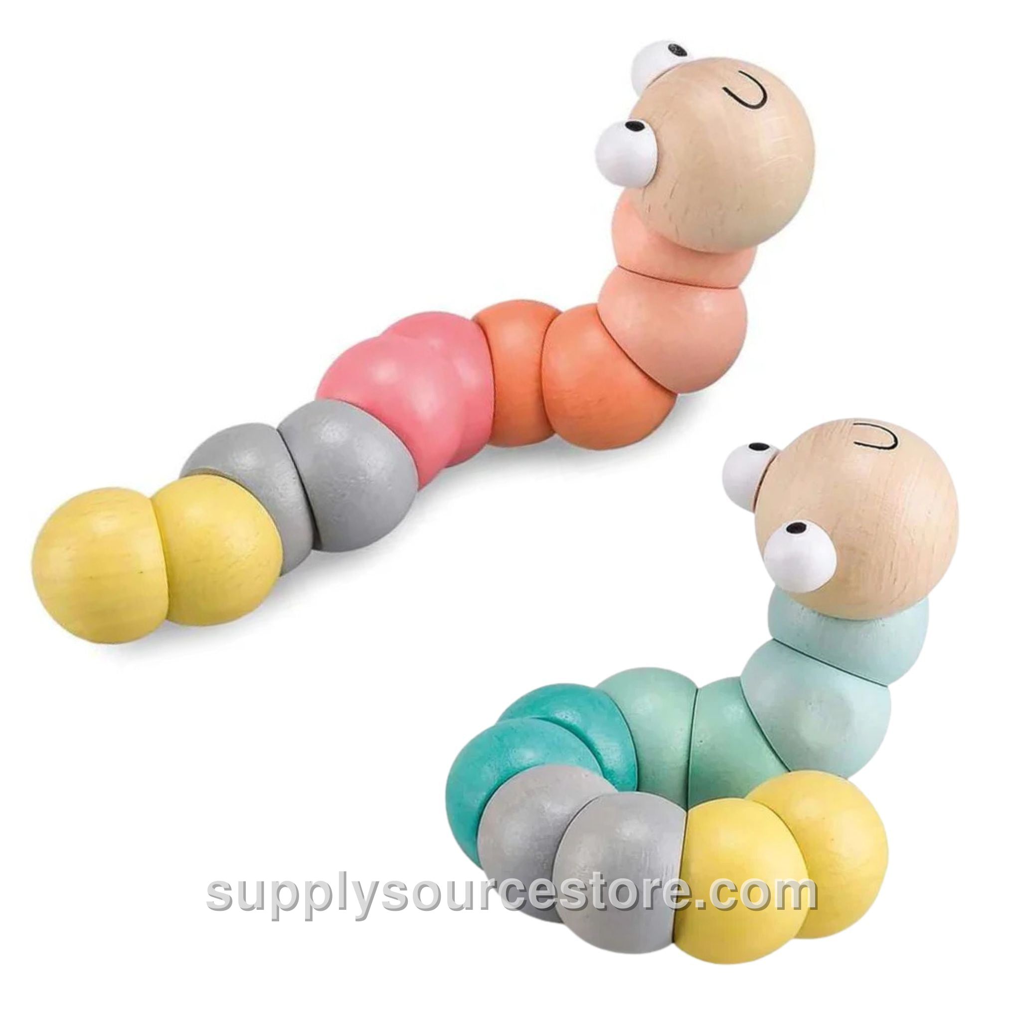 Wiggly Worm - Pastel