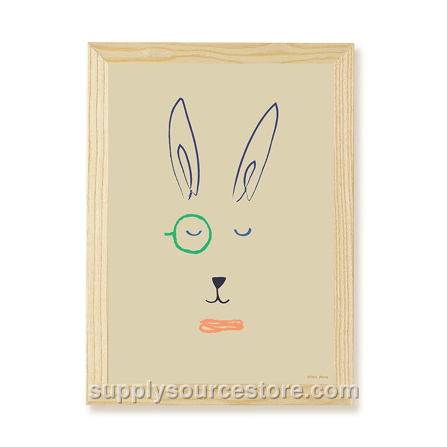 Hector Hare Art Print - Sand