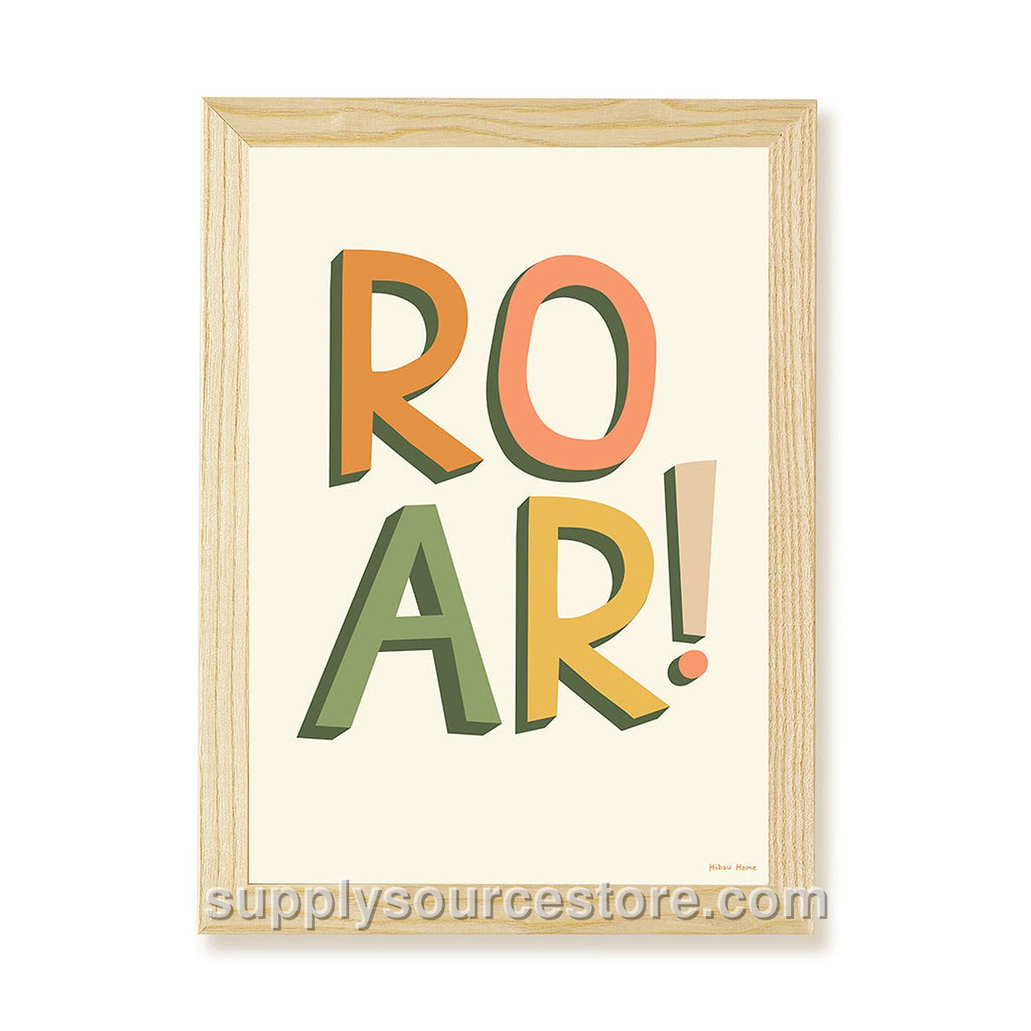 Roar Art Print - Cream