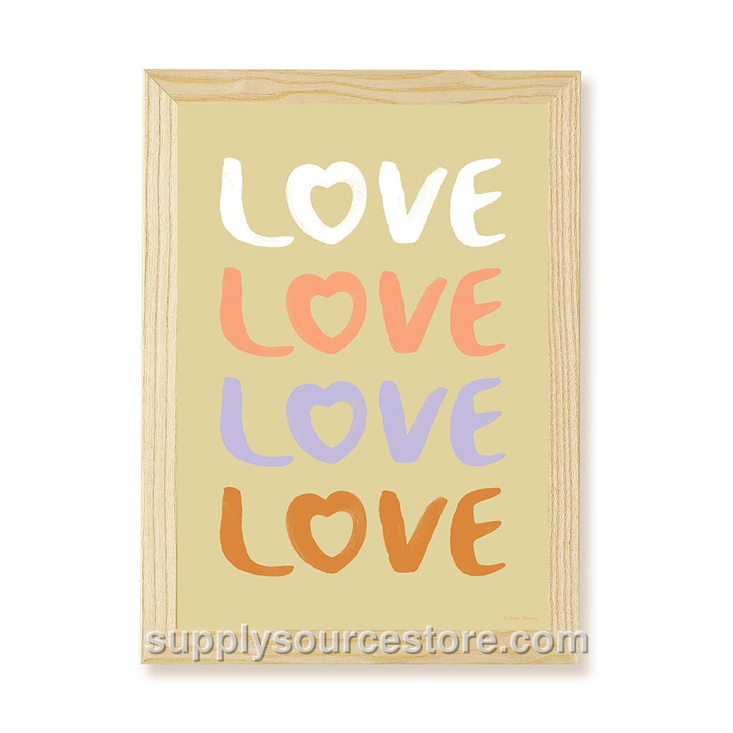 Love Art Print - Hay