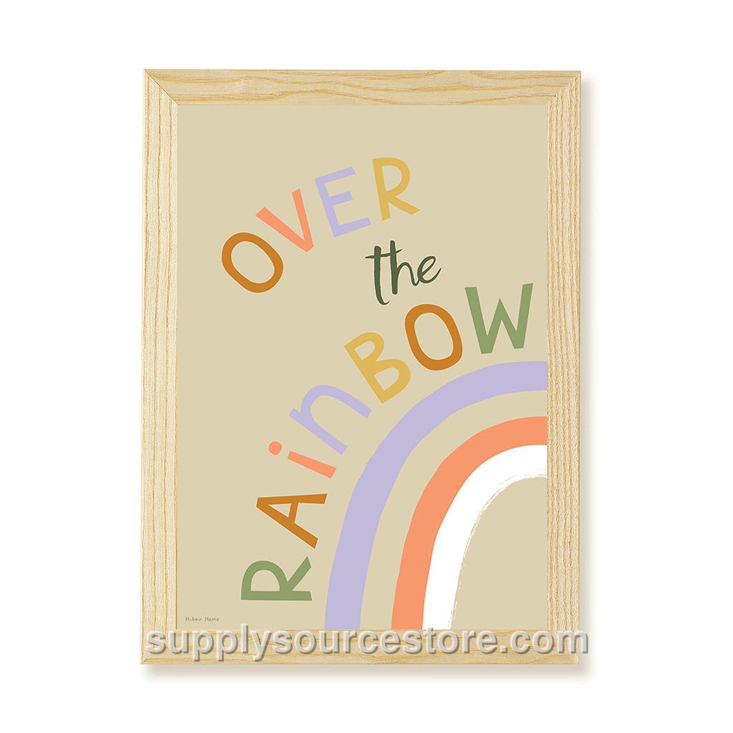 Over the Rainbow Art Print - Sand