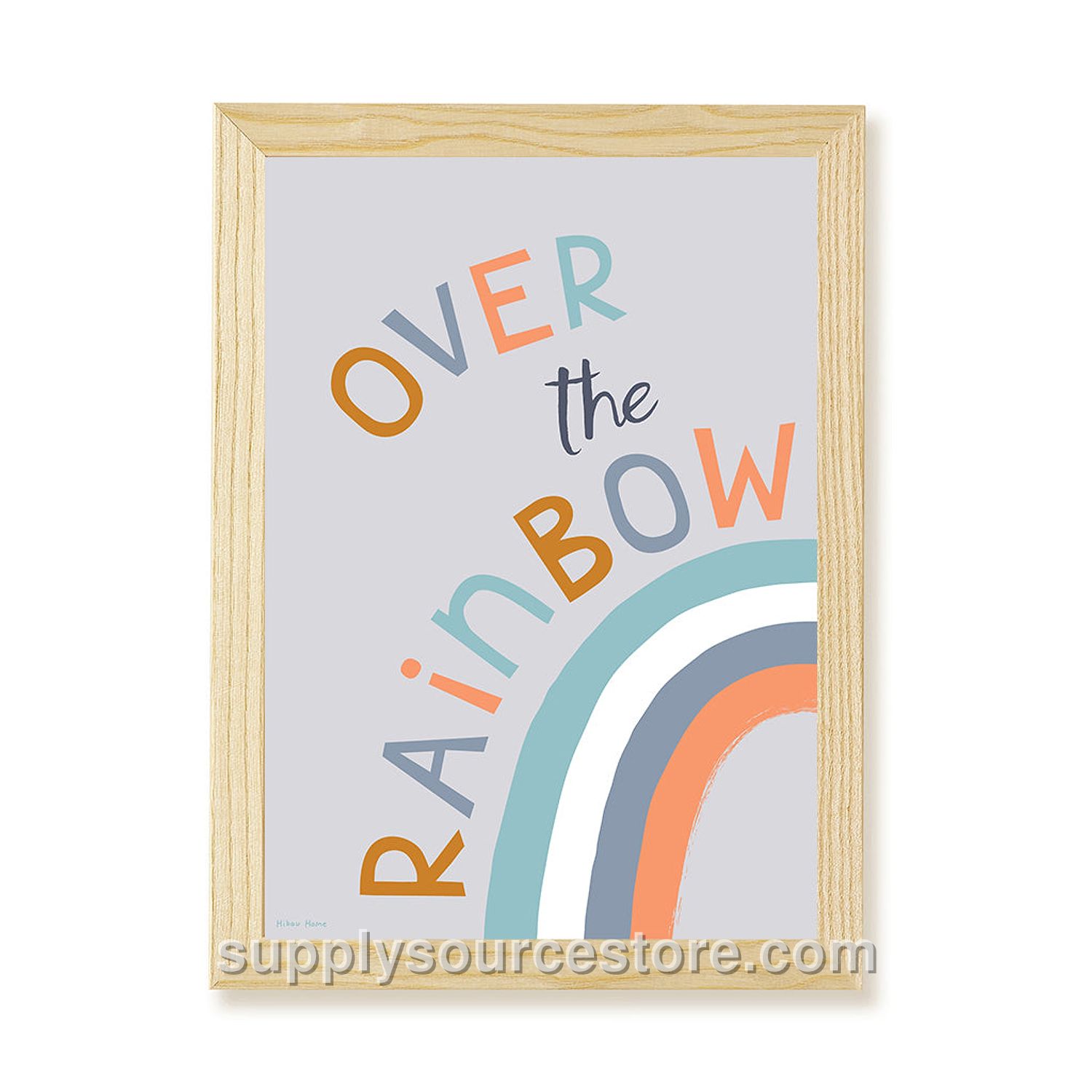 Over the Rainbow Art Print - Blue