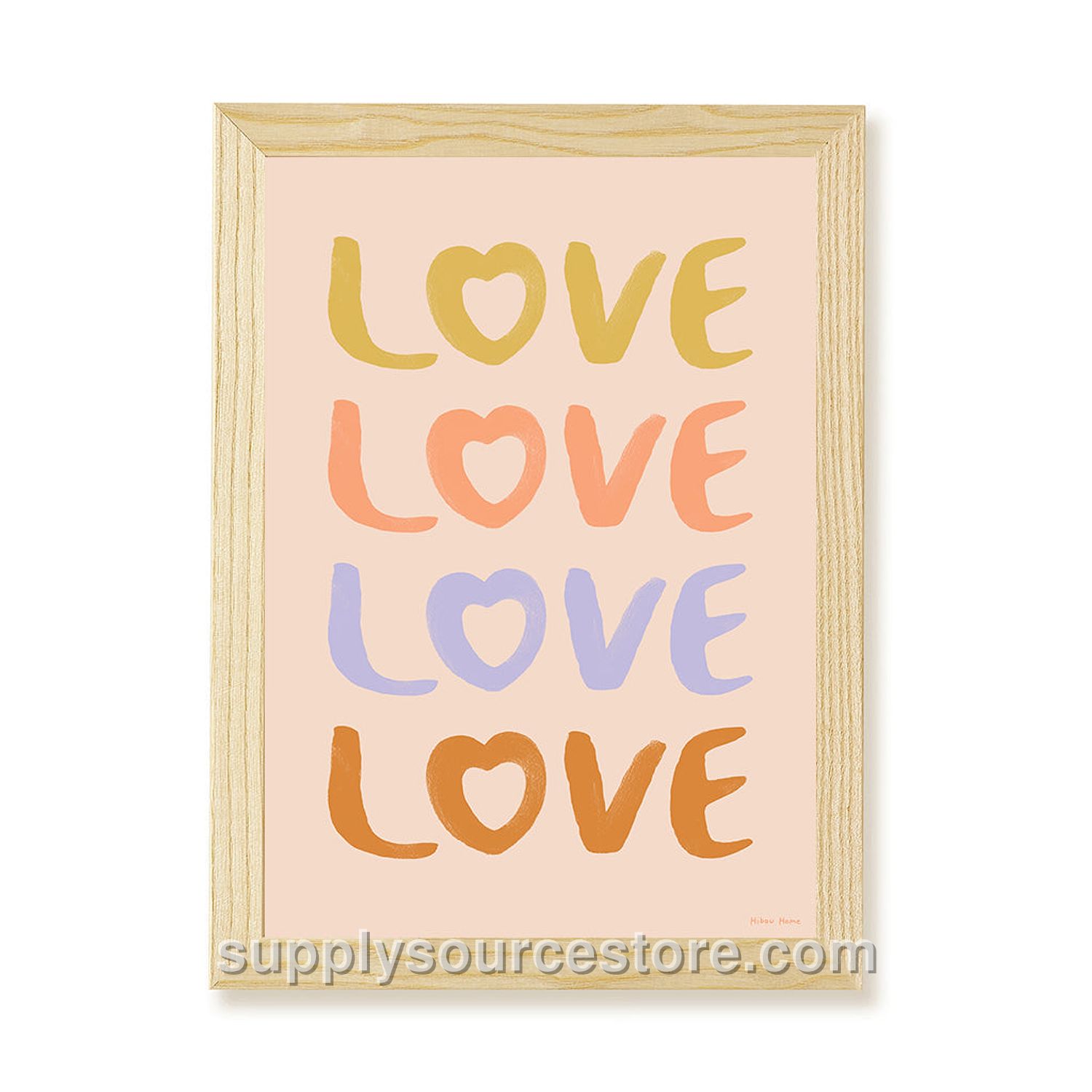 Love Art Print - Pink