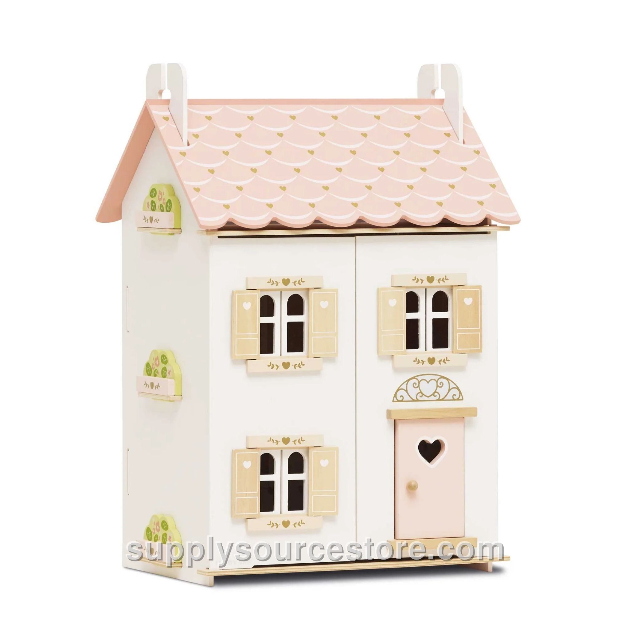 Roseheart Wooden Dolls House & Furniture