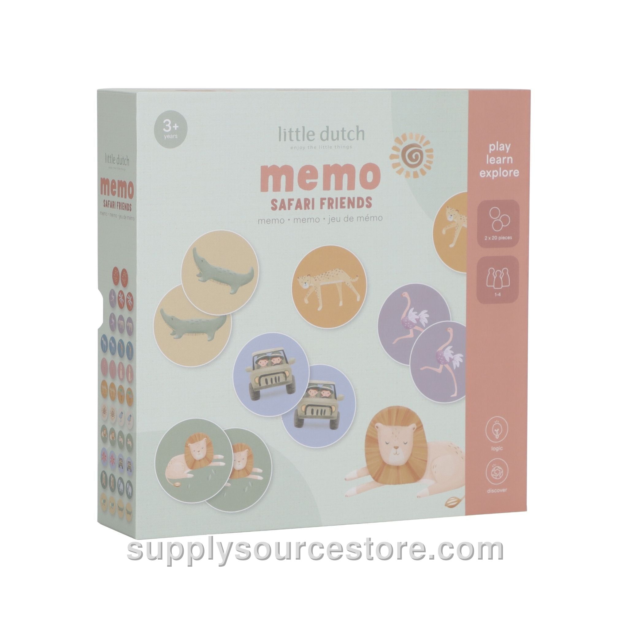 Memo Game - Safari Friends