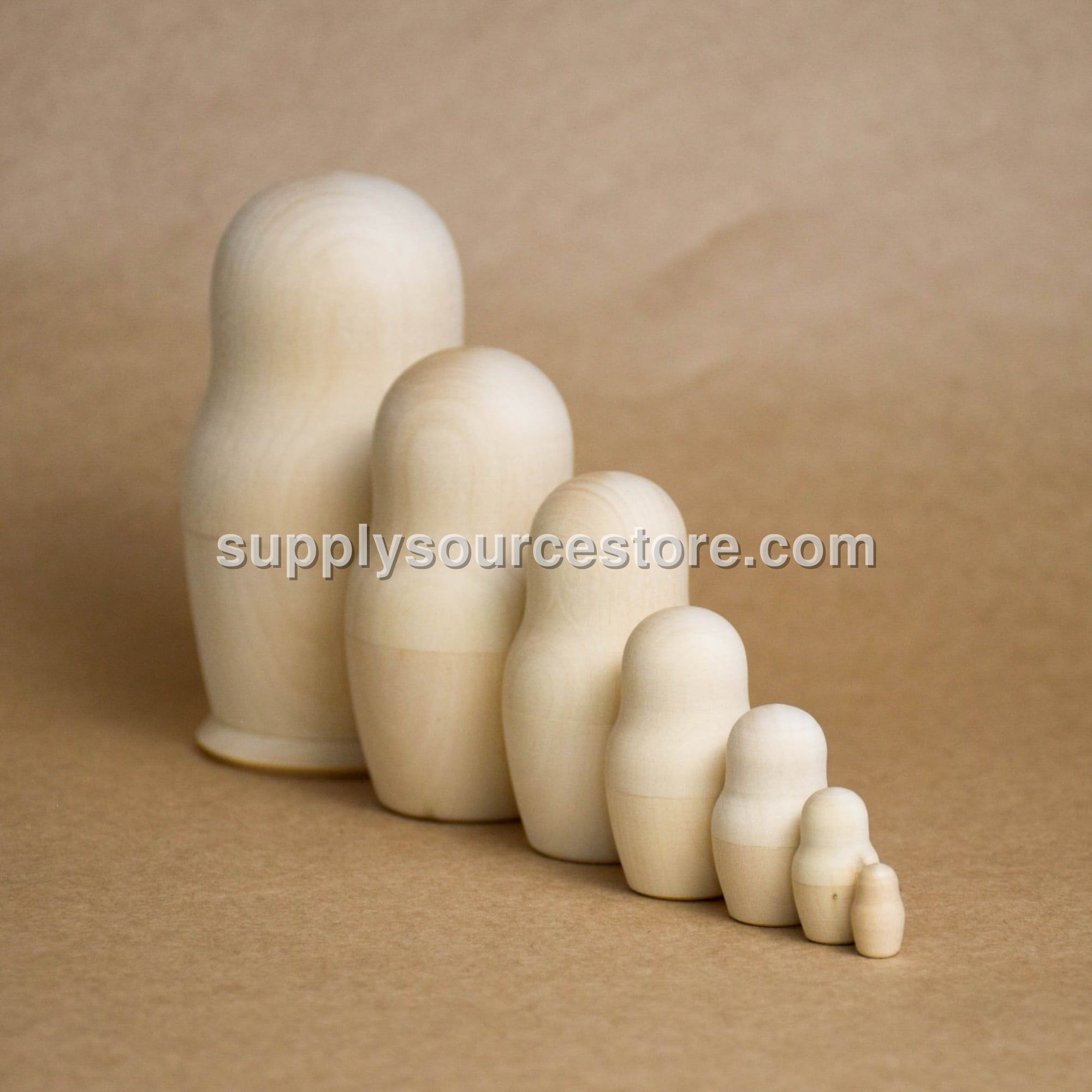 Blank Matryoshka Dolls 7 pcs.