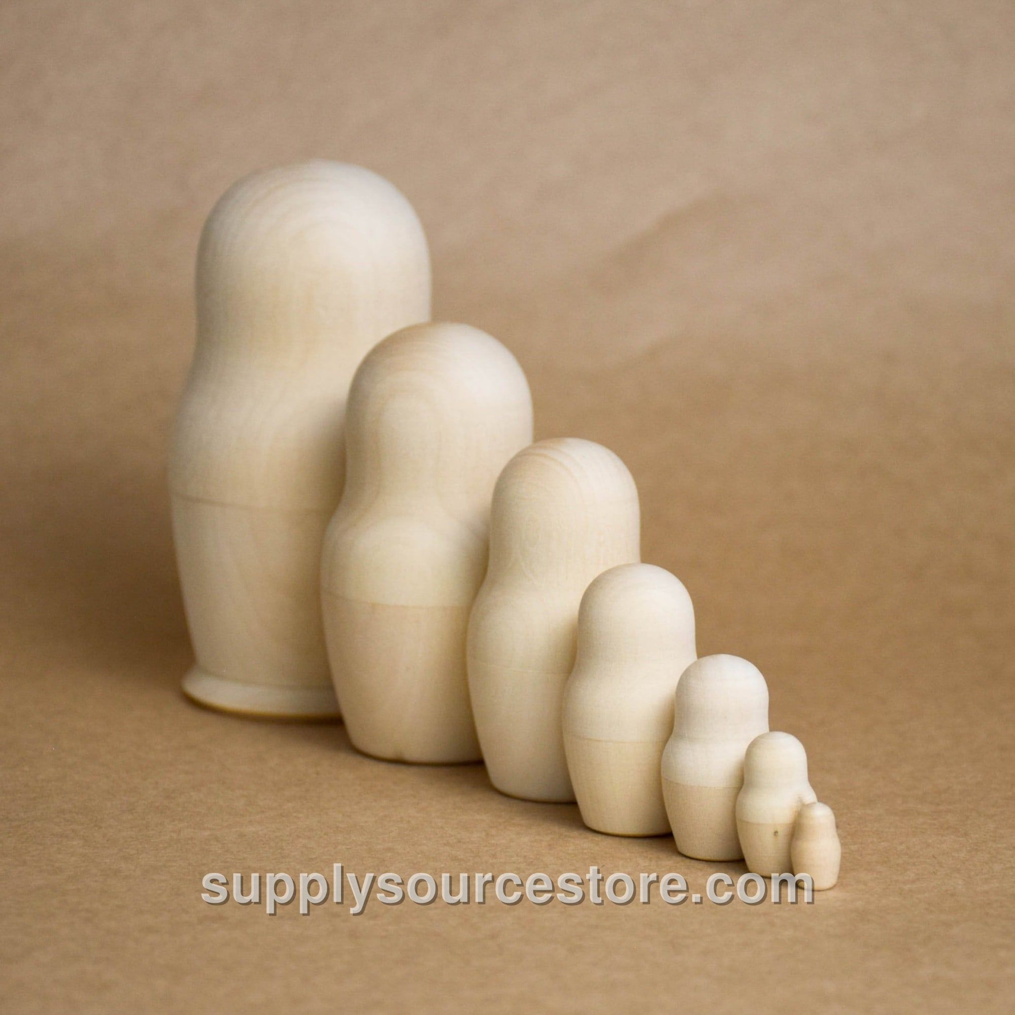 Blank Matryoshka Dolls 7 pcs.