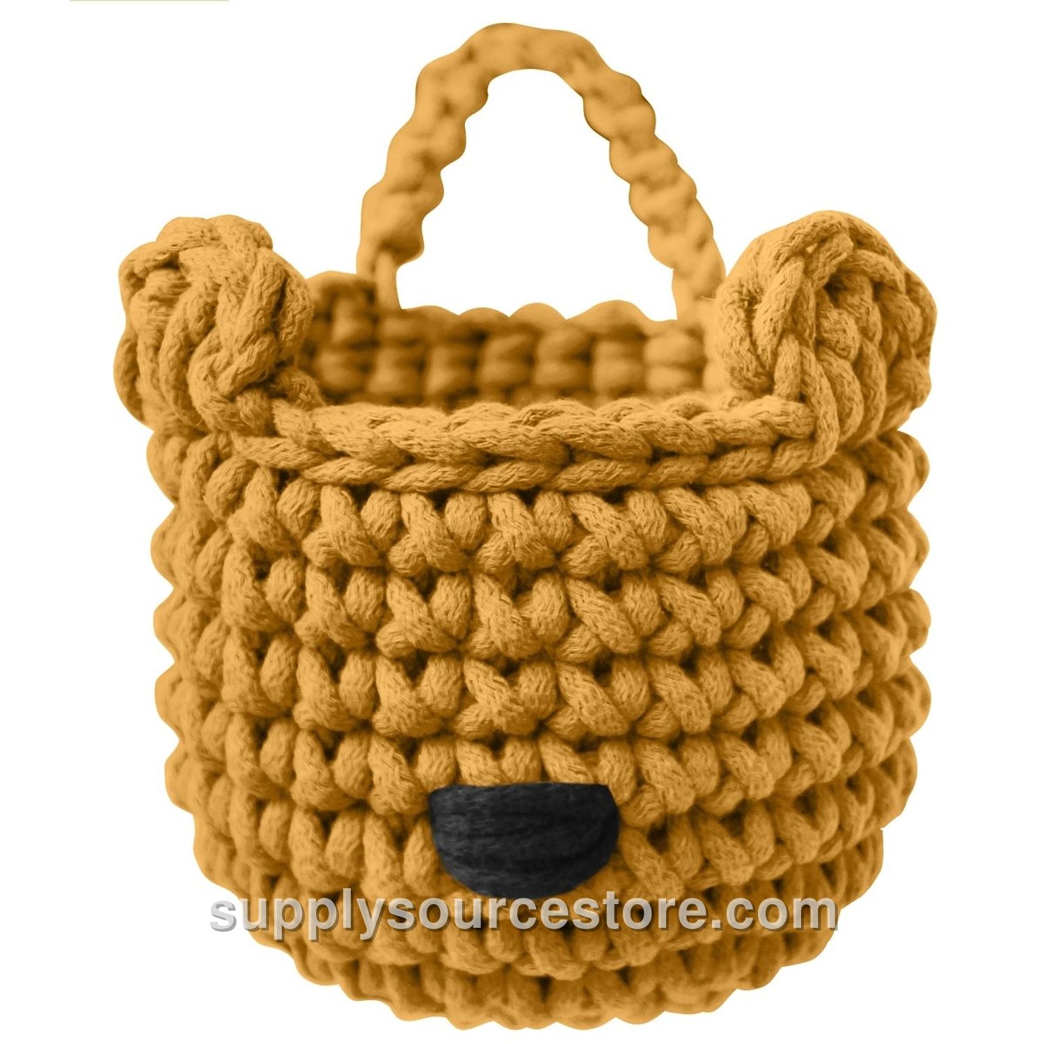 Bear Basket - Mustard
