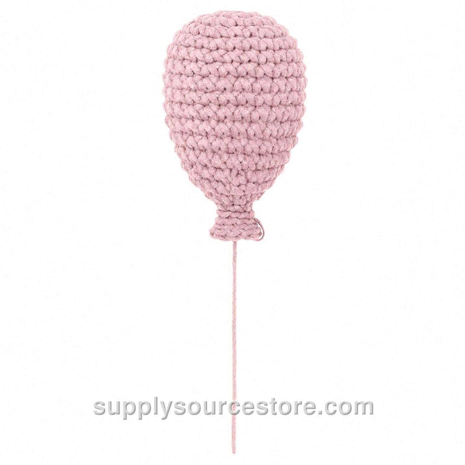 Crochet Balloon - Powder Pink