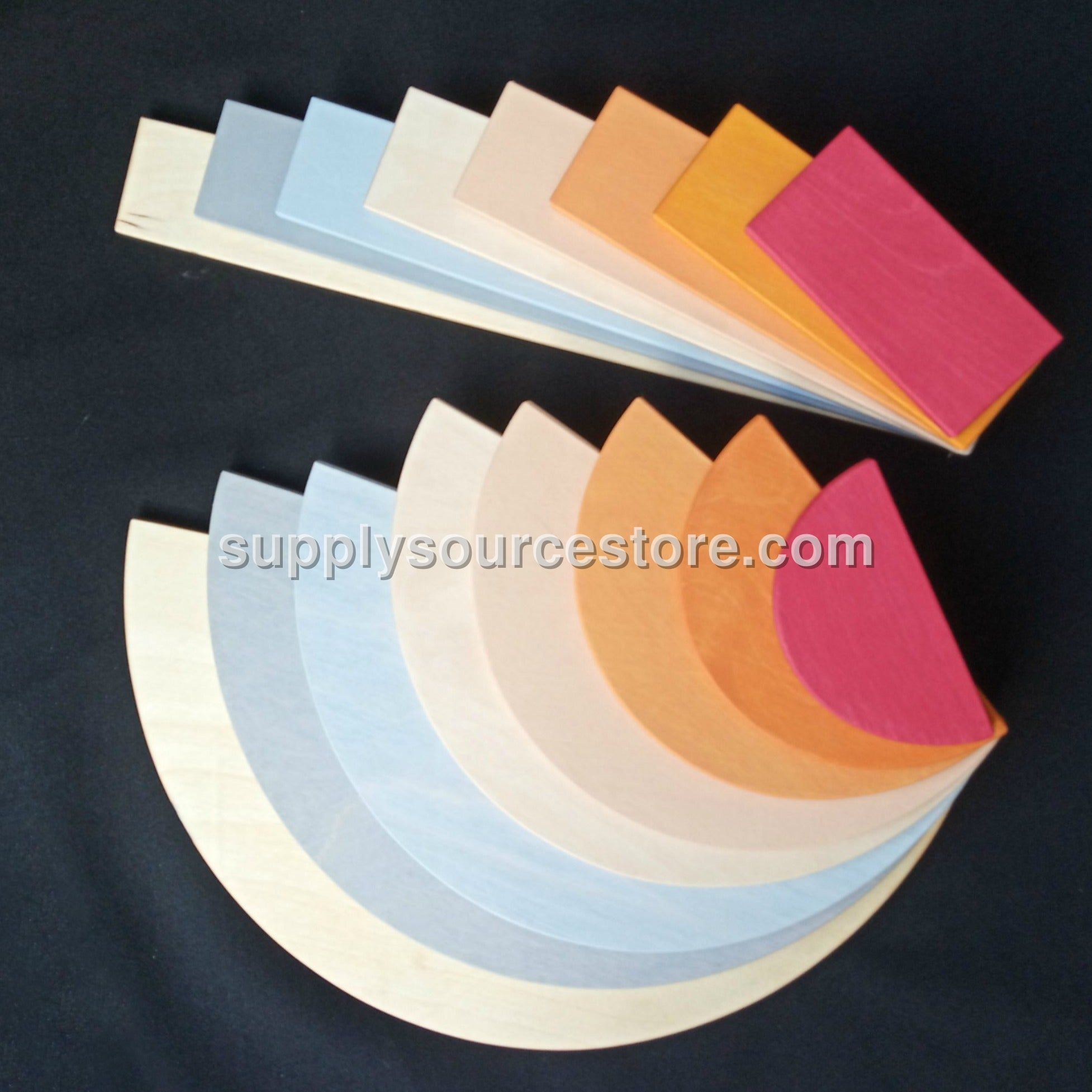 Neutral Rainbow Semi Circles