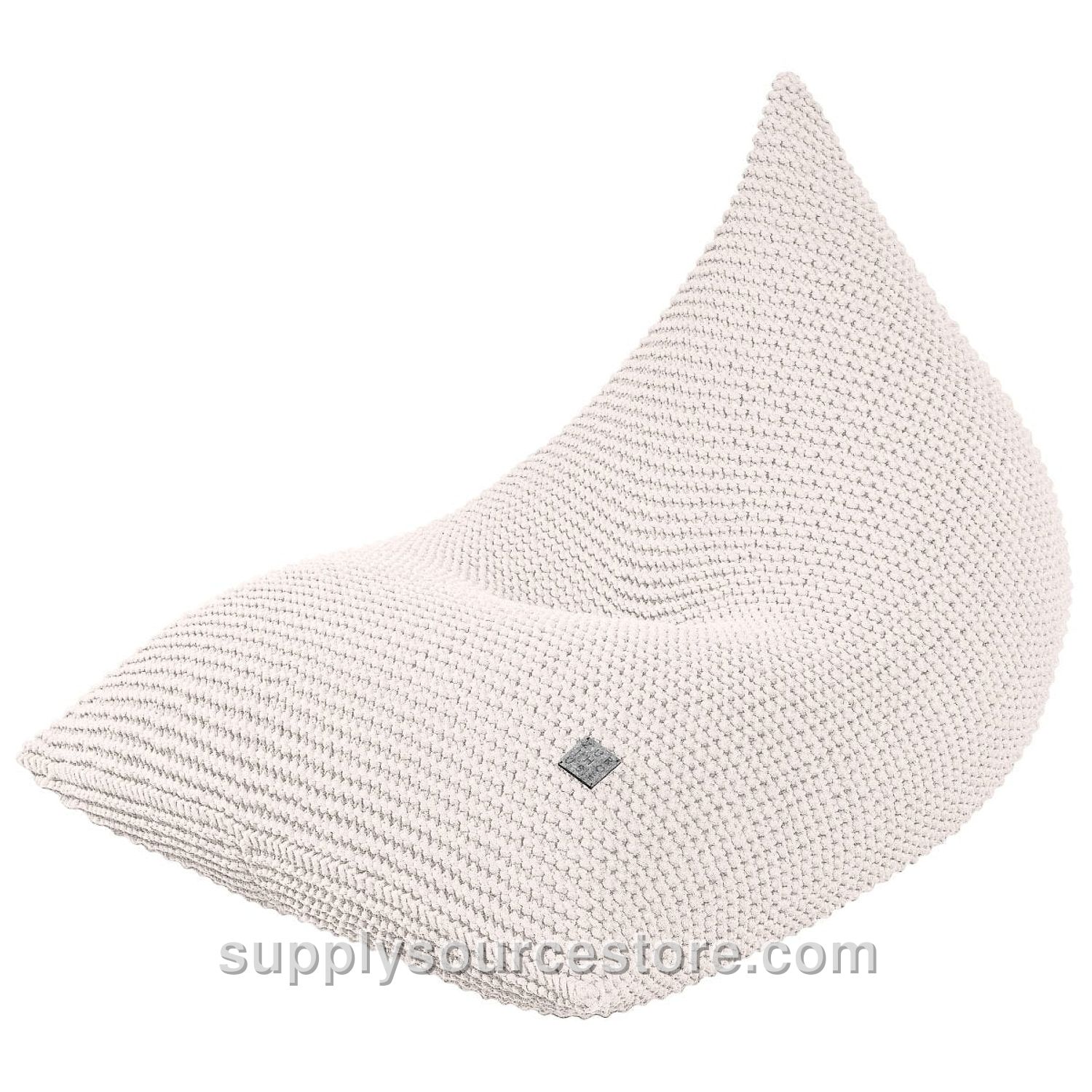 Knitted Bean Bag - Ivory