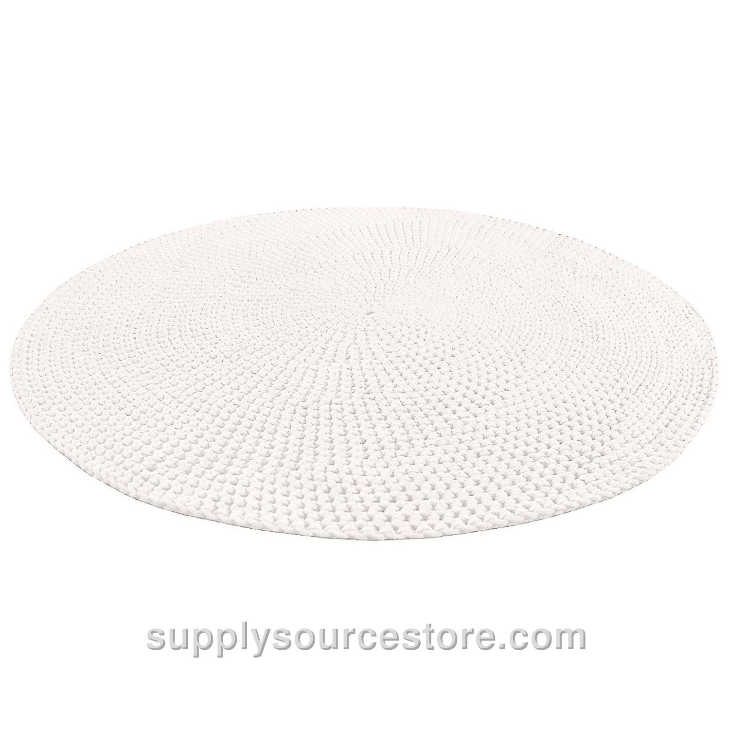 Crochet Rug Moon - Ivory