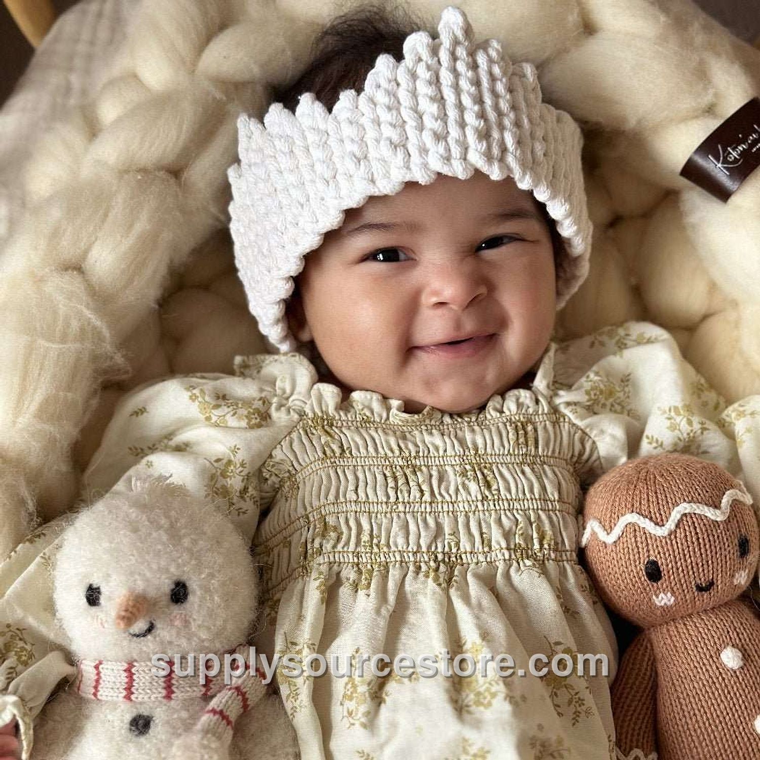 Crochet Crown - Ivory