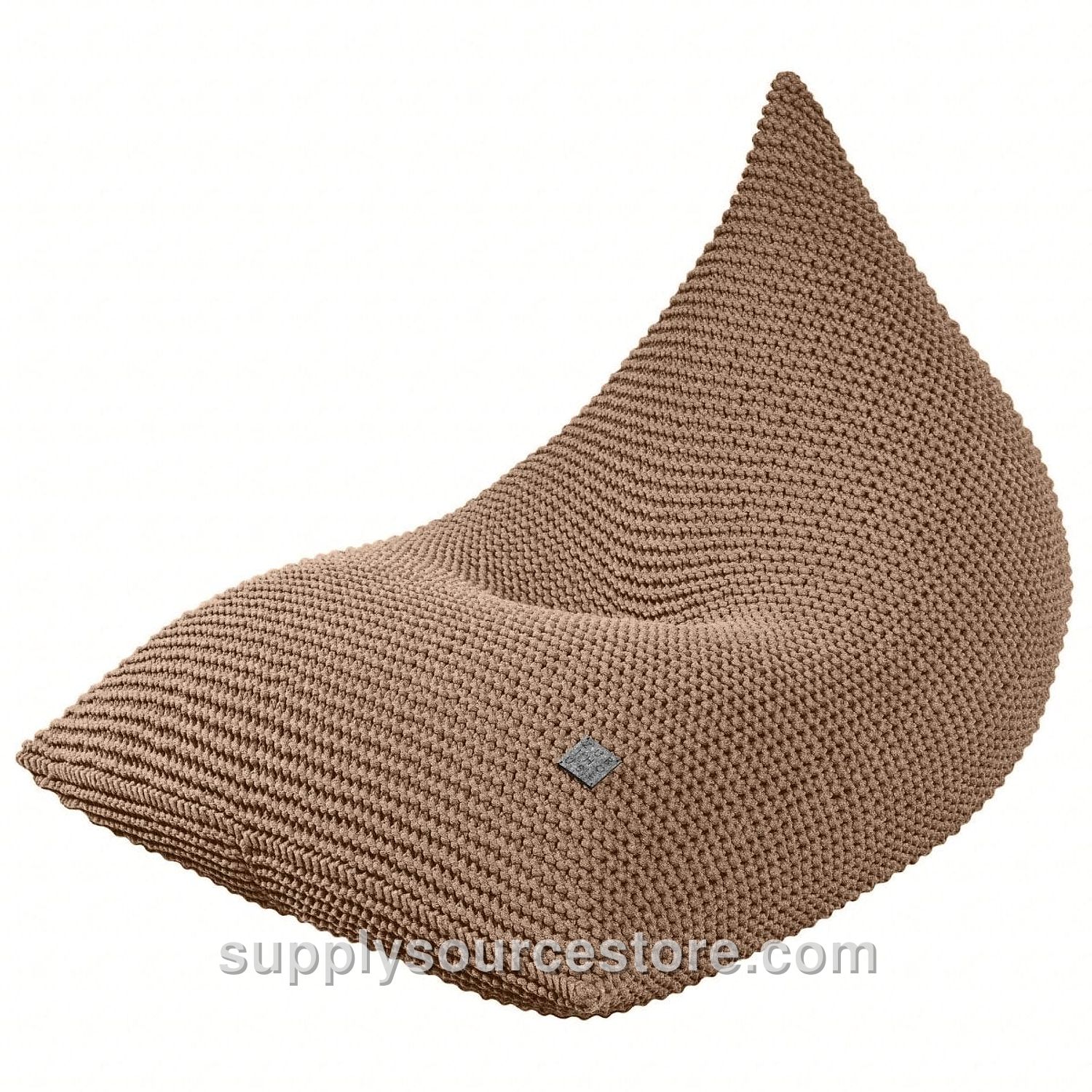 Knitted Bean Bag - Toffee