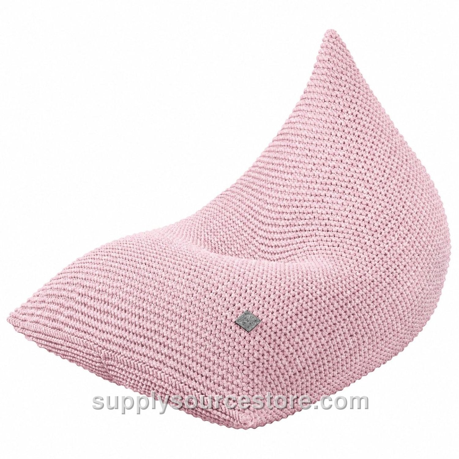 Knitted Bean Bag - Powder Pink