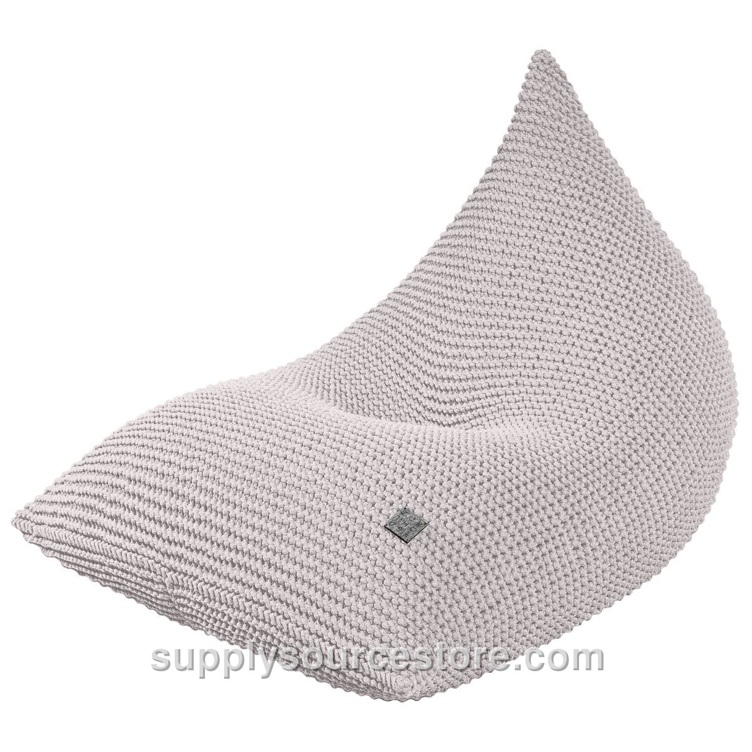 Knitted Bean Bag - Oatmeal
