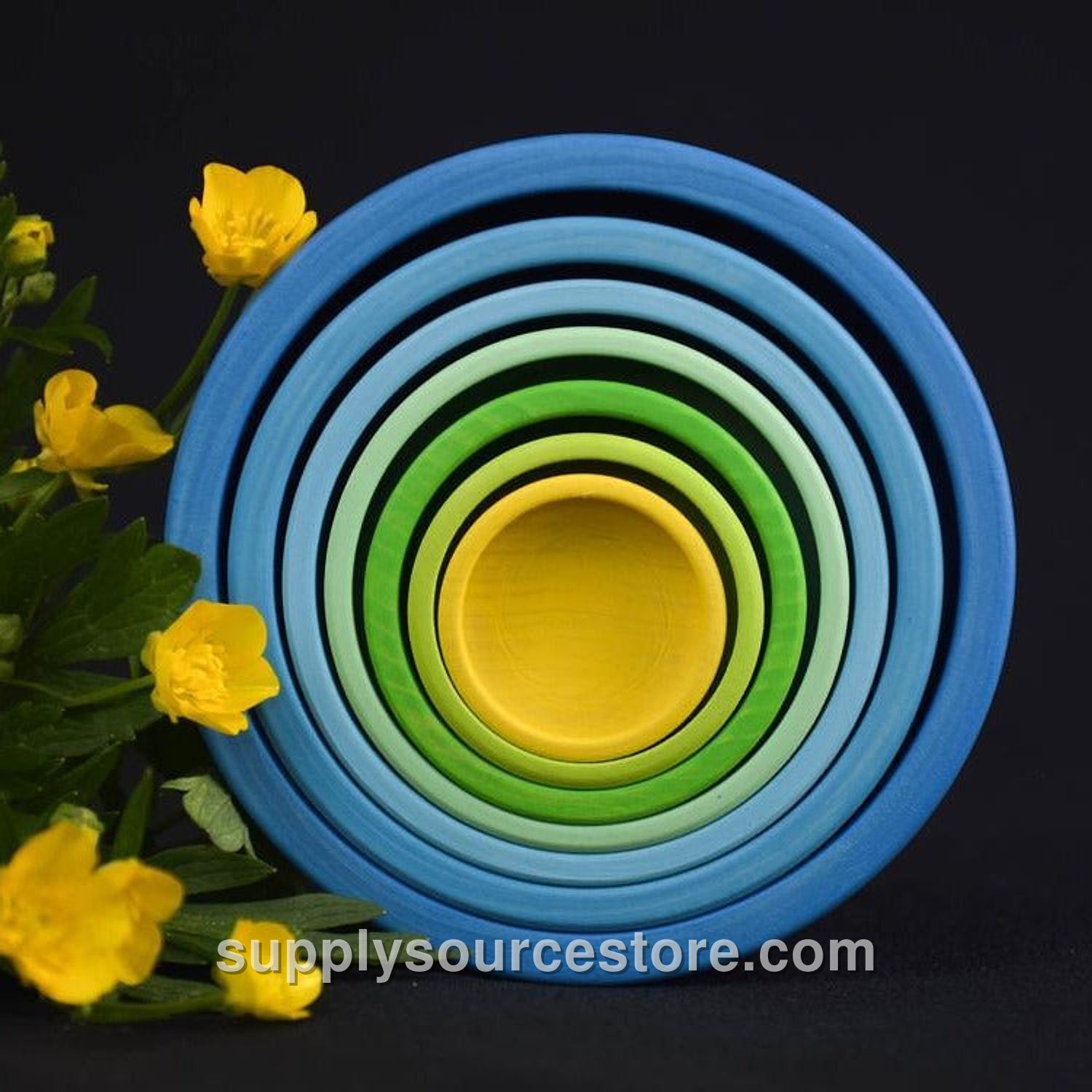 Ocean Blue Nesting Bowls