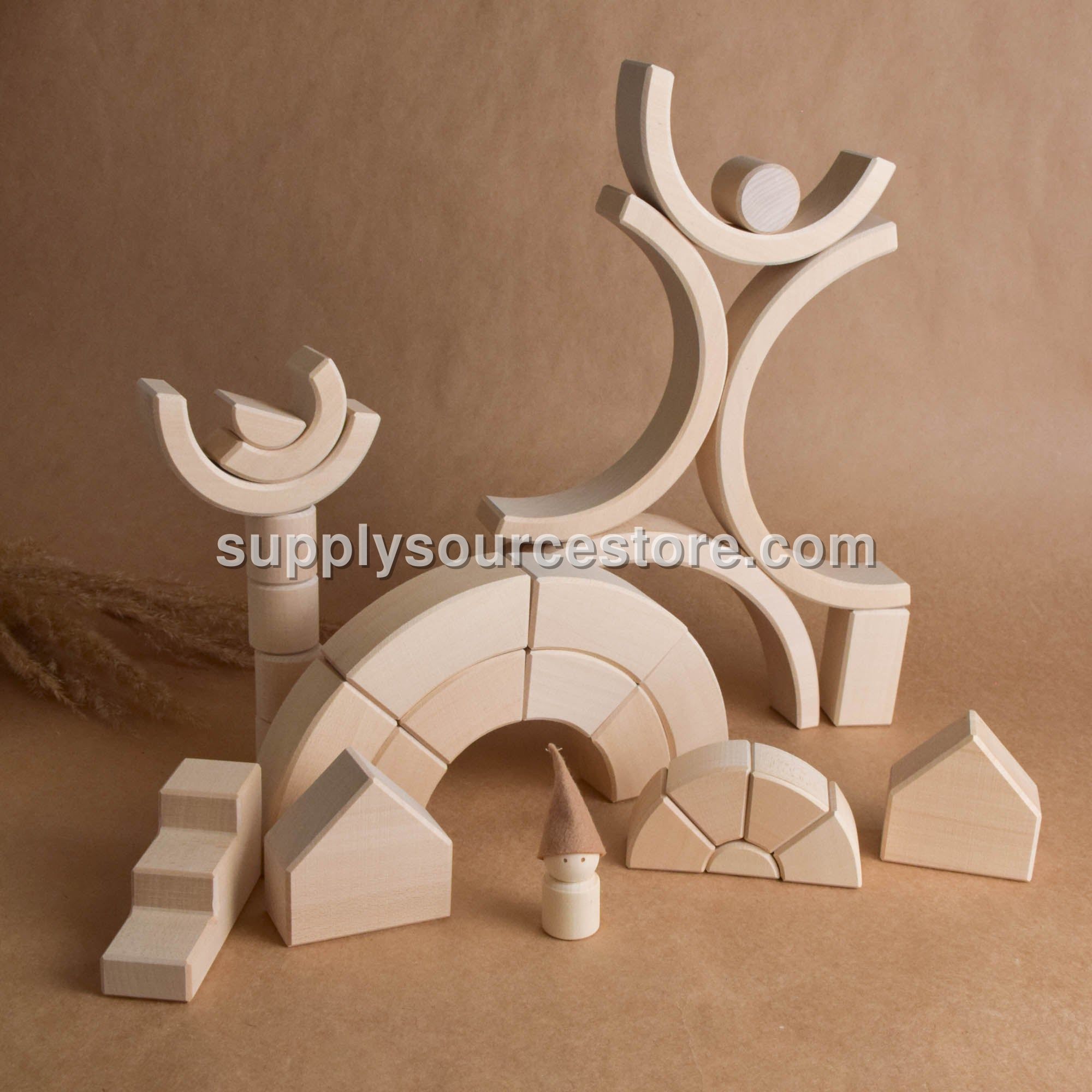 Natural Romanesque Building Set