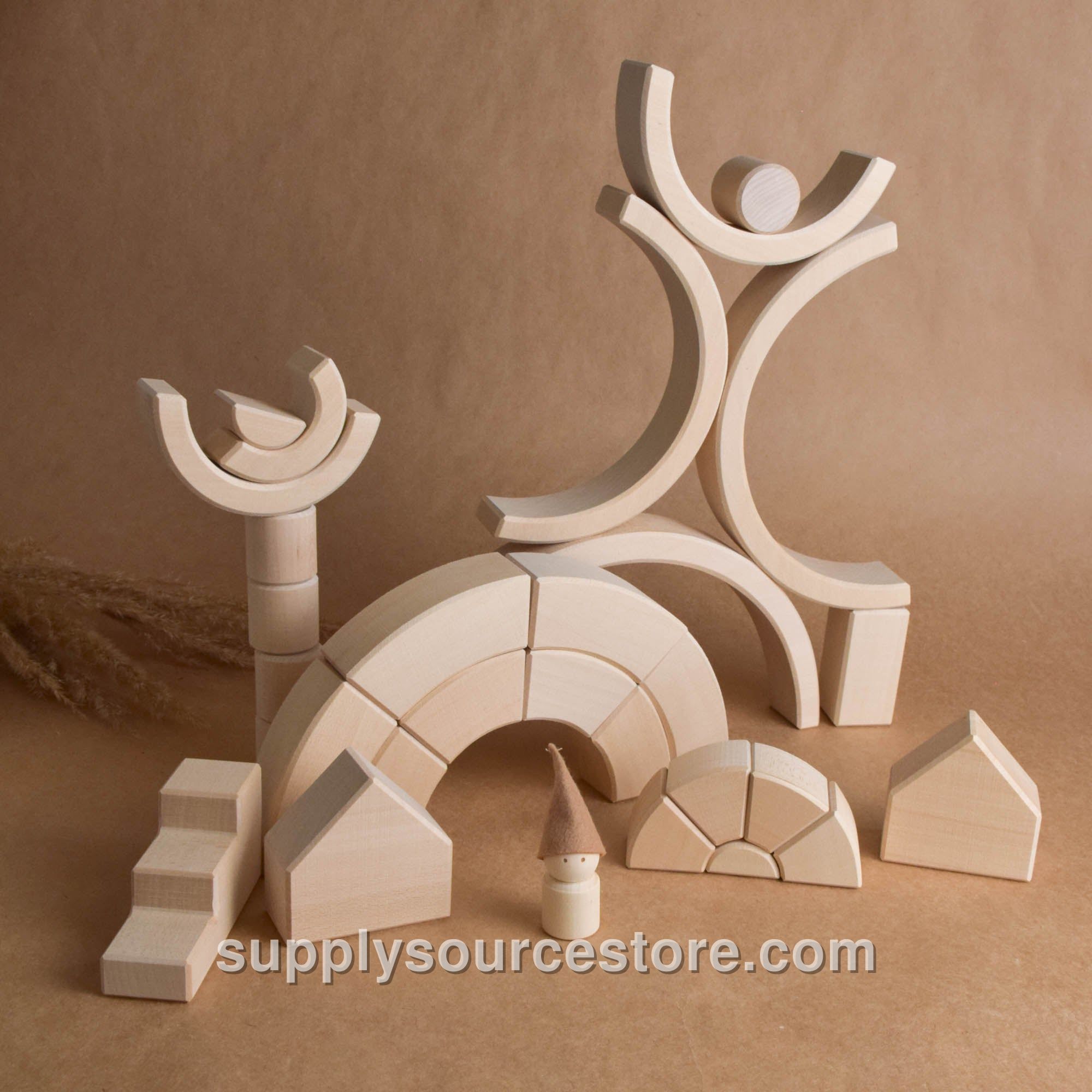 Natural Romanesque Building Set