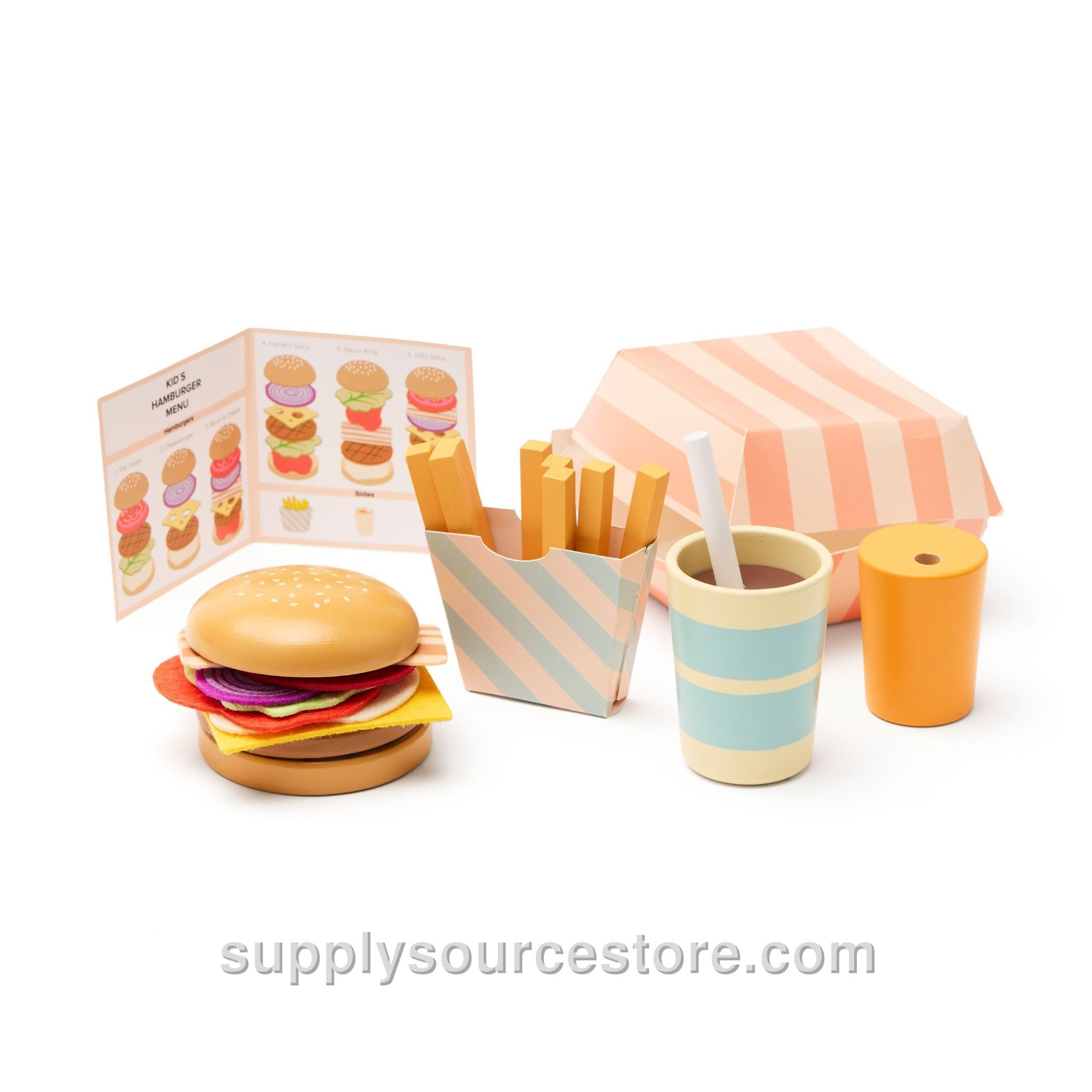Hamburger Menu Play Set