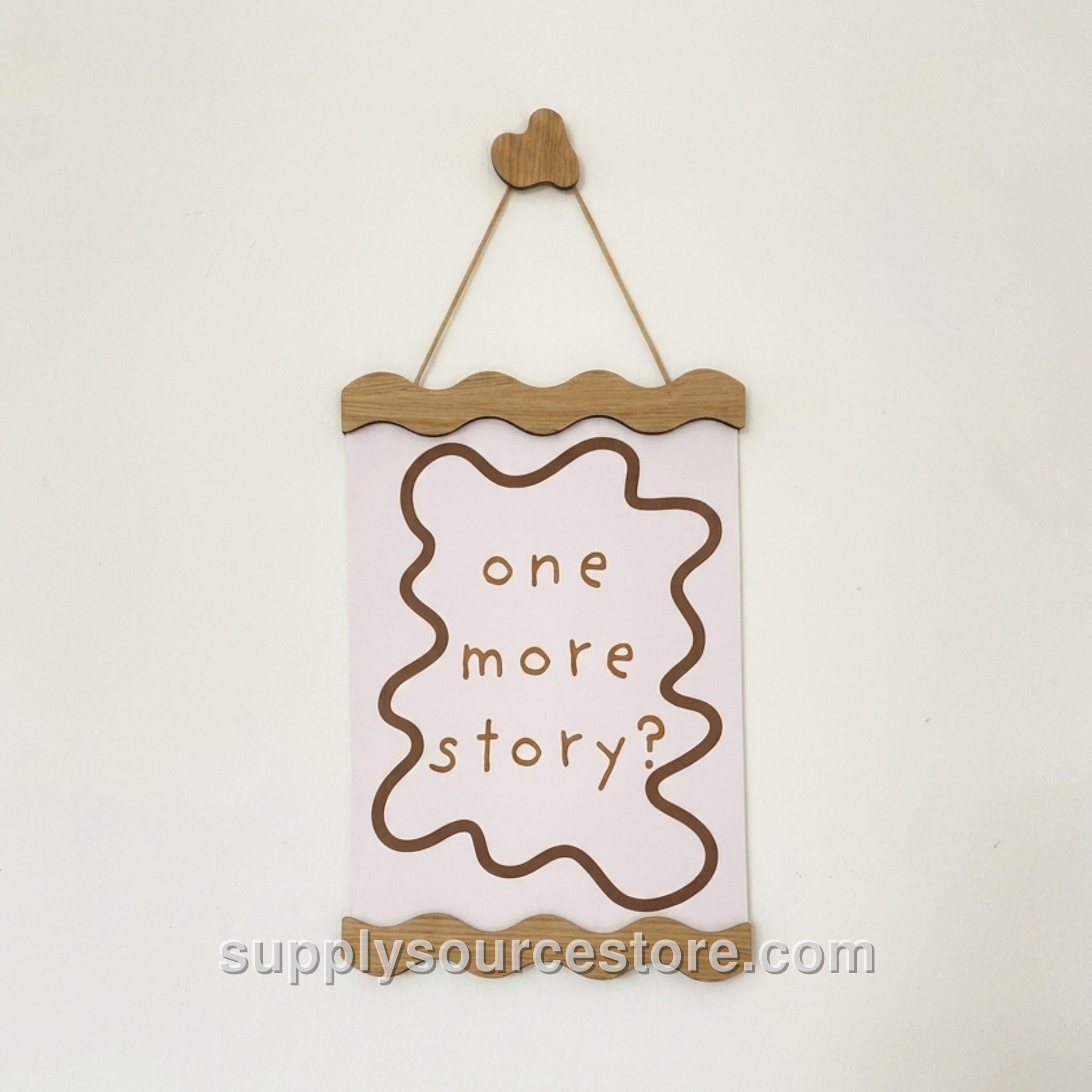 Wavy Magnetic Picture Frame - Oak