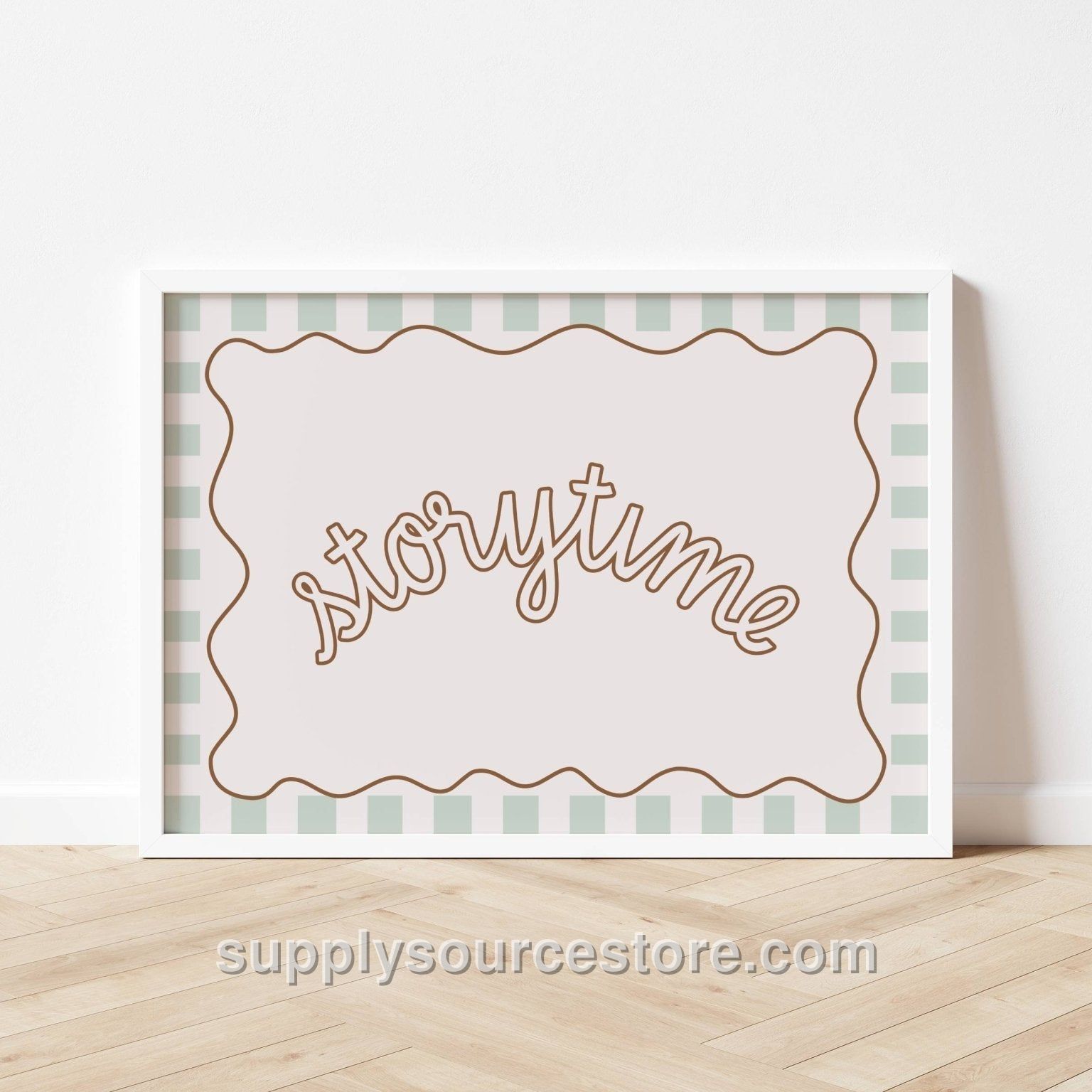 Storytime Art Print - Checkerboard Edition