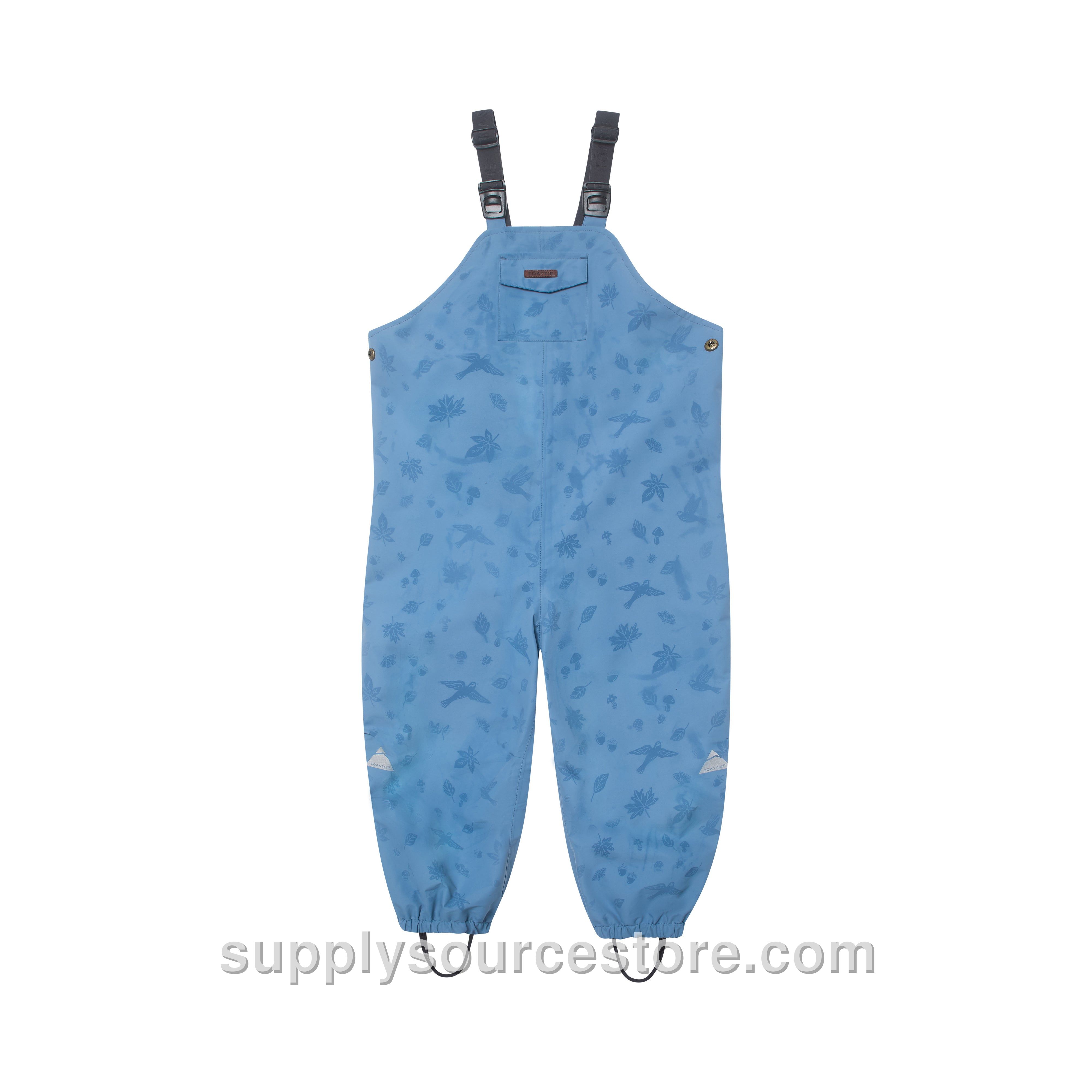 Fully Waterproof Dungarees - Rain Blue Magic Print