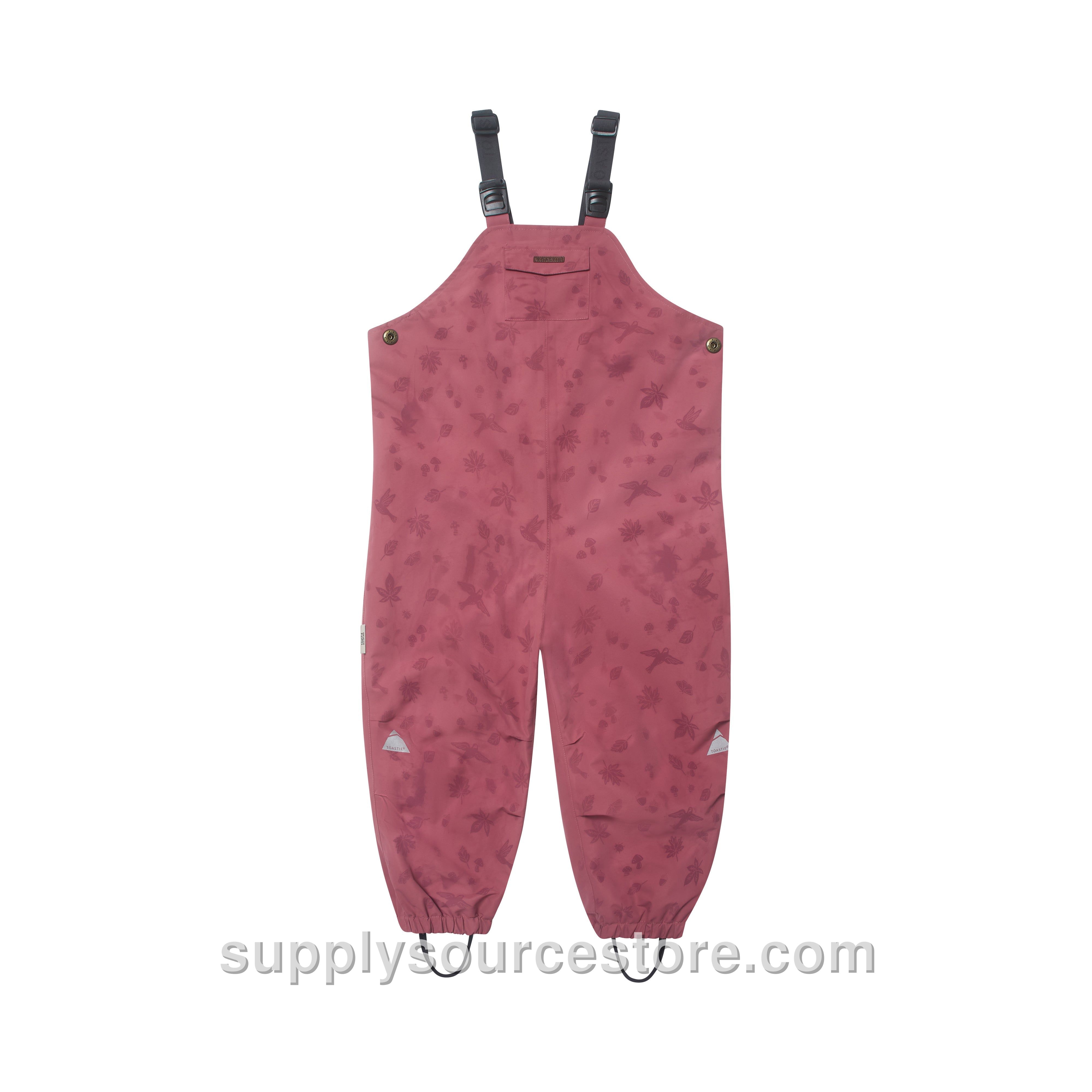 Fully Waterproof Dungarees - Soft Pink Magic Print
