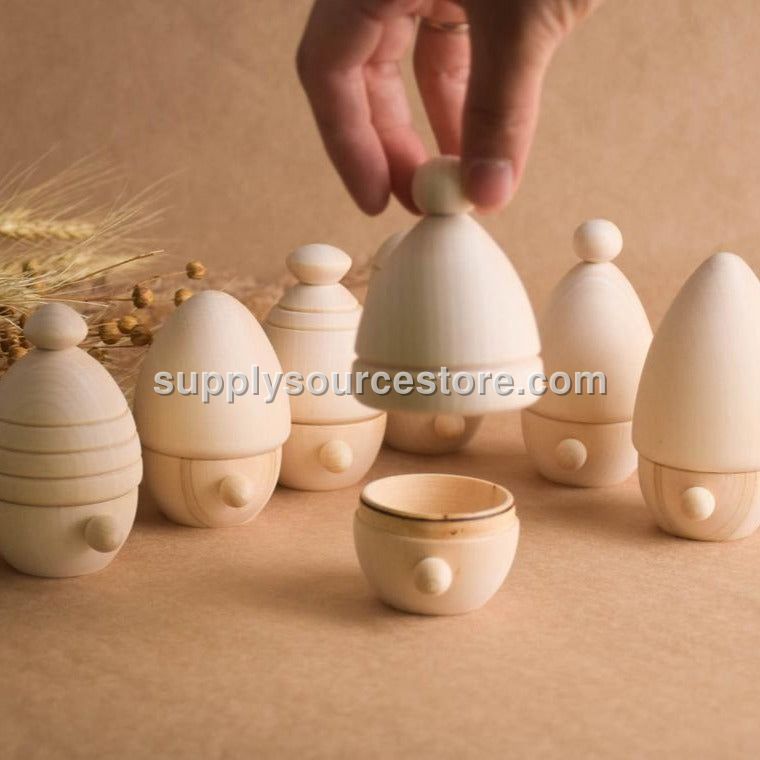 Natural Opening Houses for Peg Dolls
