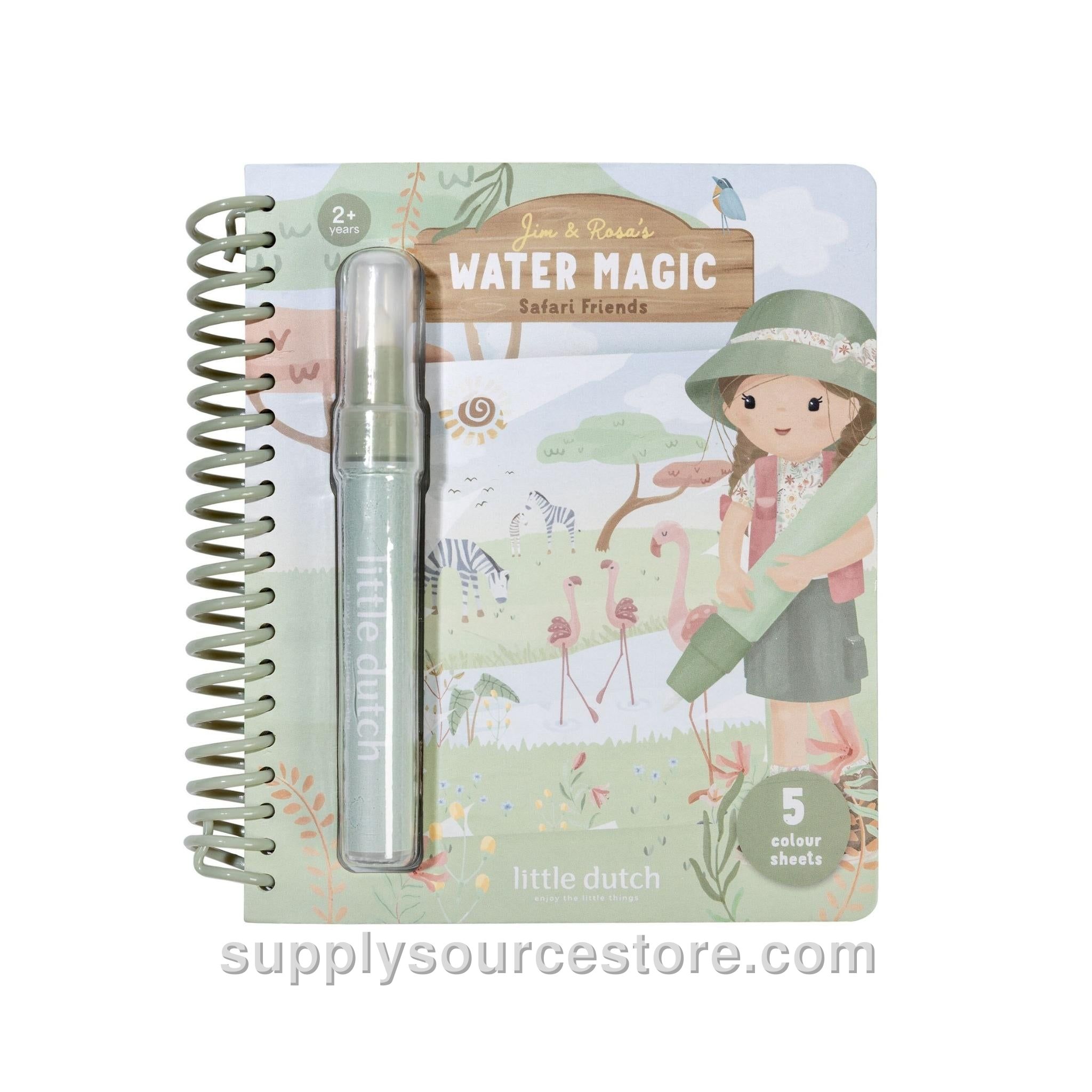 Water Magic Book - Safari Friends Rosa