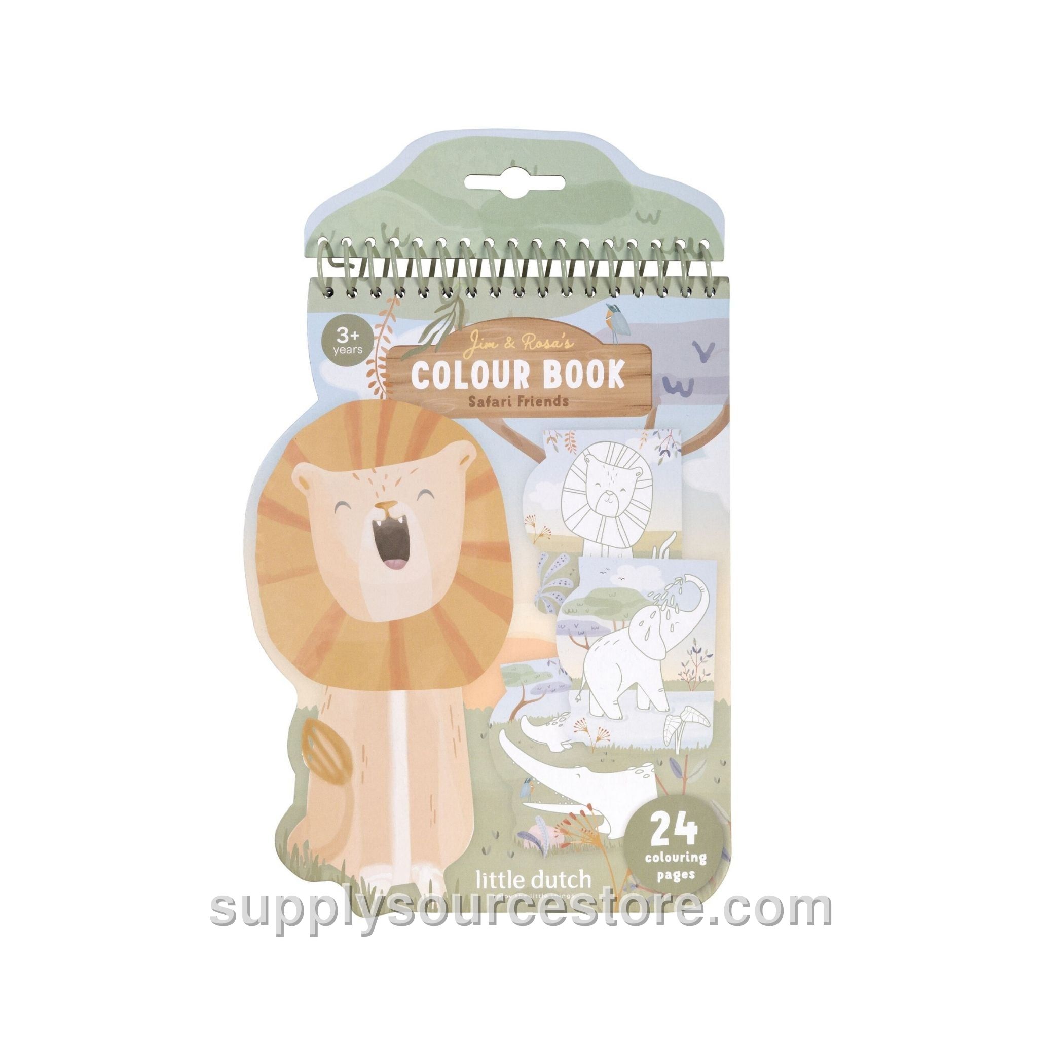 Lion Colouring Book - Safari Friends