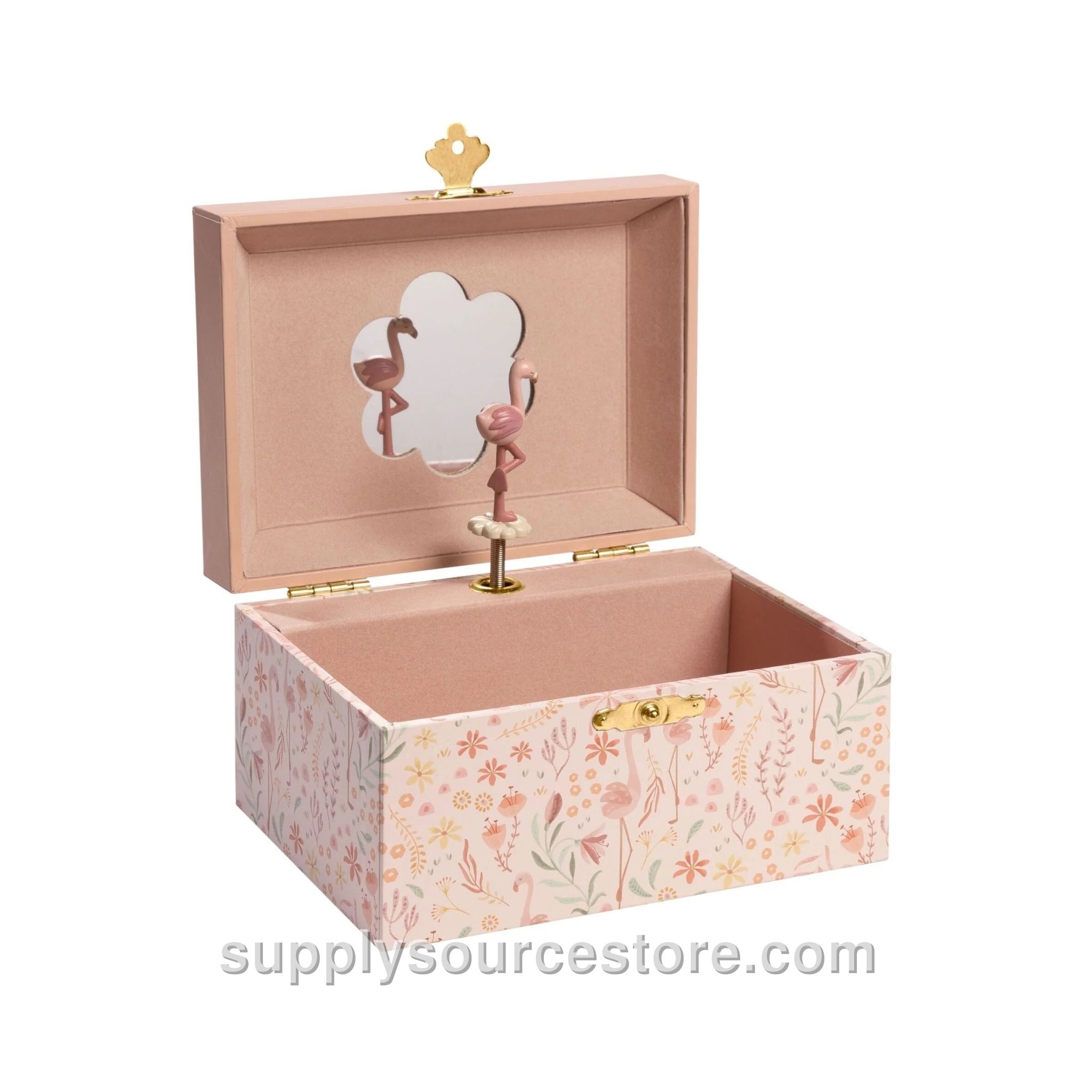 Musical Jewellery Box - Flamingo