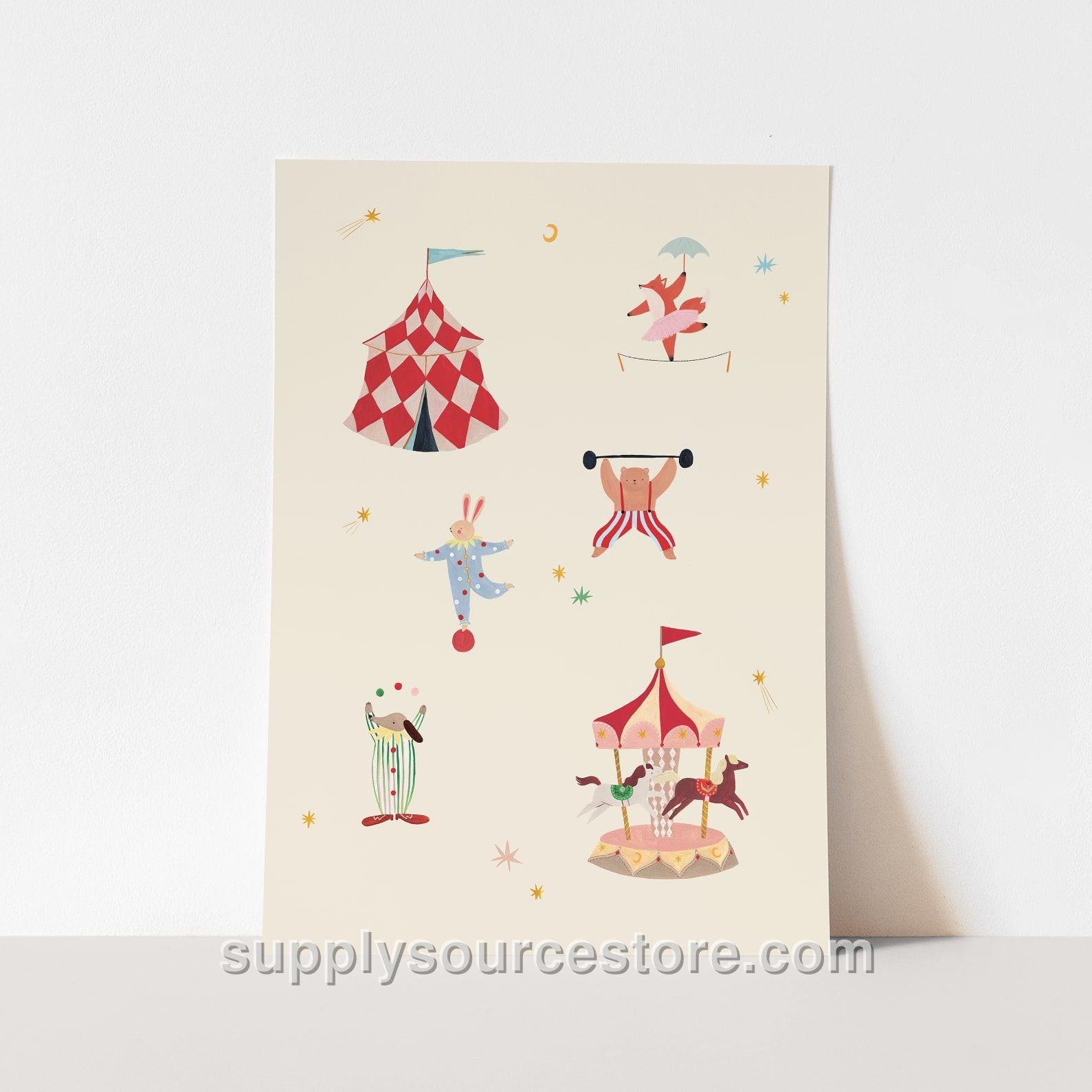 A Day At The Circus Fine Art Print