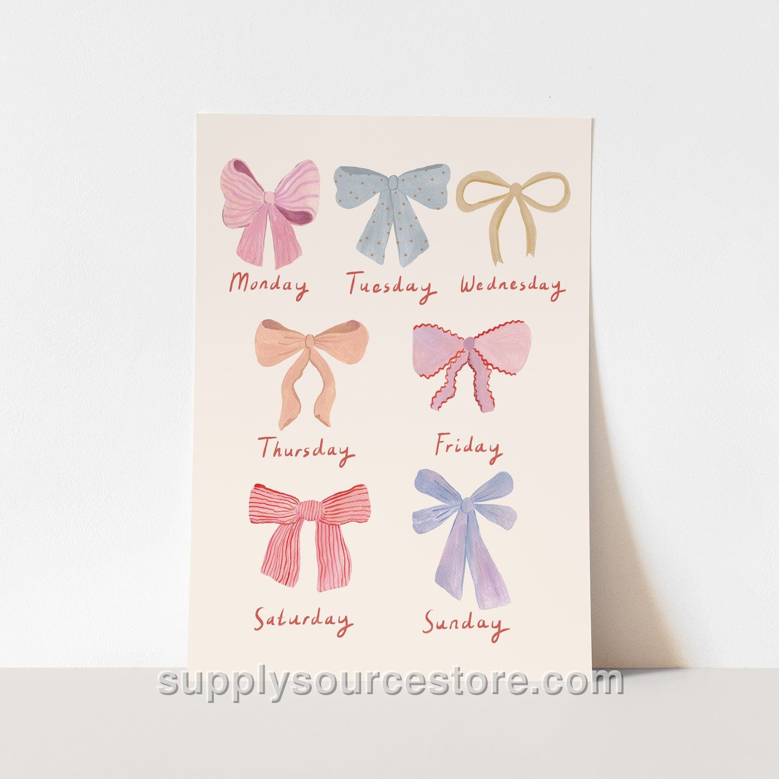 Bows Of The Week Fine Art Print